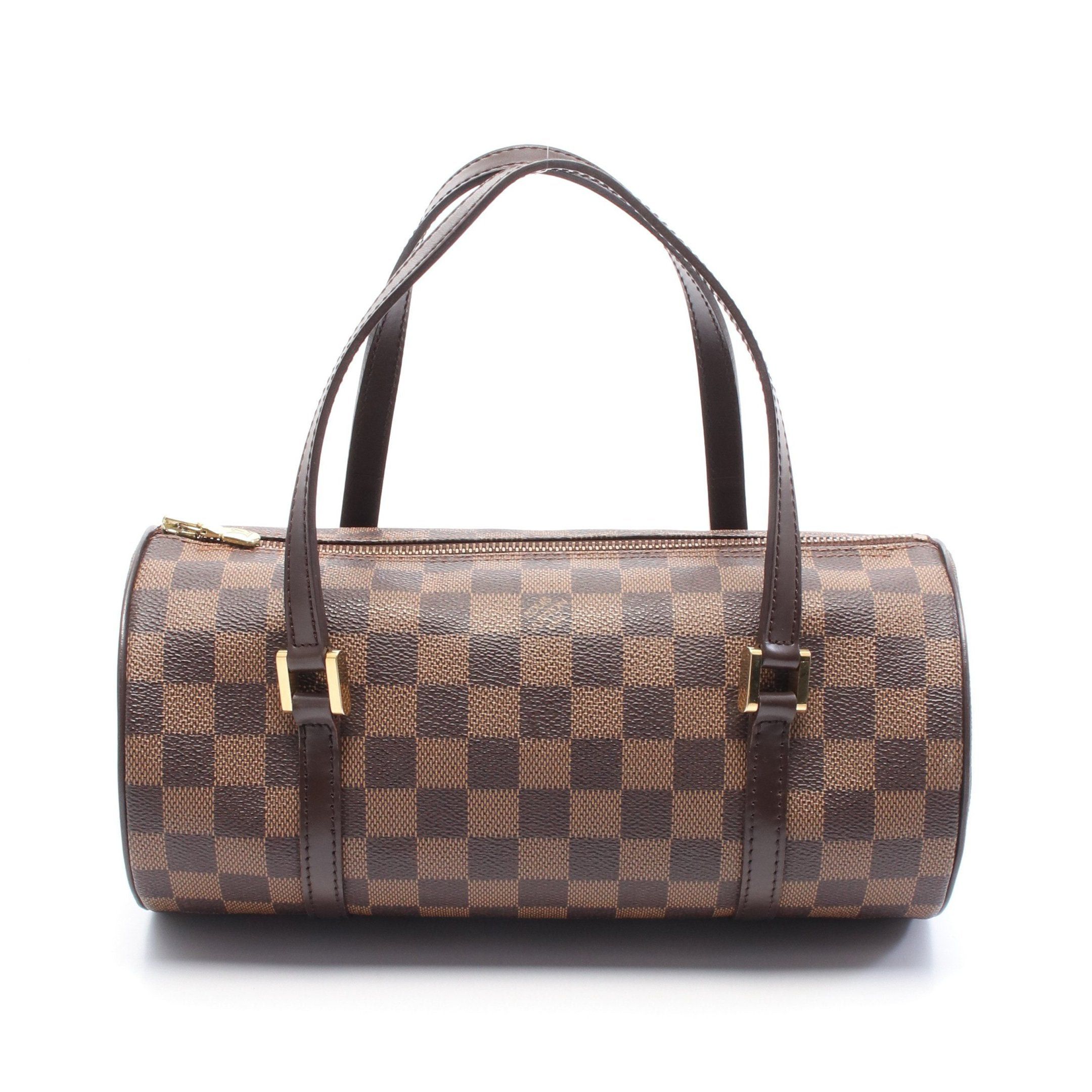 Louis Vuitton Louis Vuitton Papillon 26 Damier Ebene Handbag Leather Brown Size ONE SIZE - 1 Thumbnail
