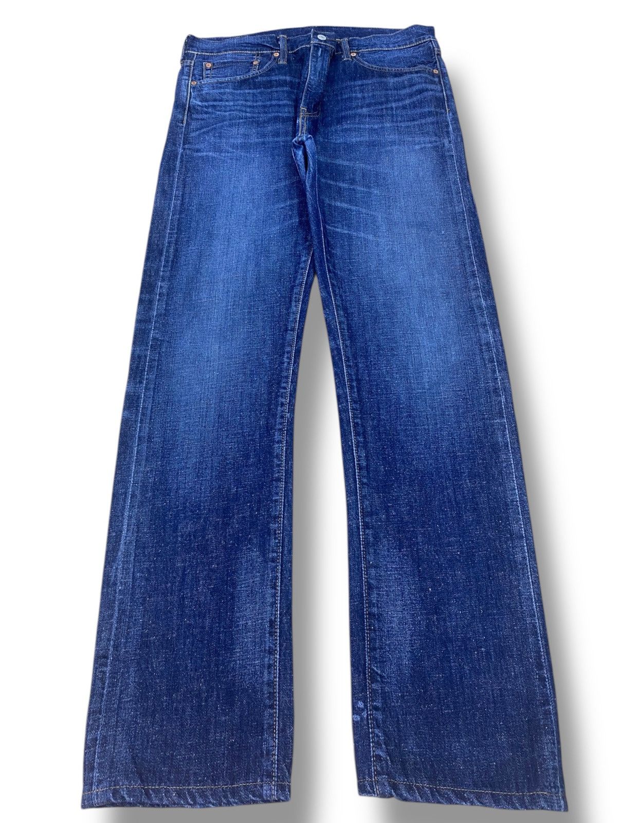 Levi’s Vintage Whiskers Blue Wash Style Straight Cut Jeans