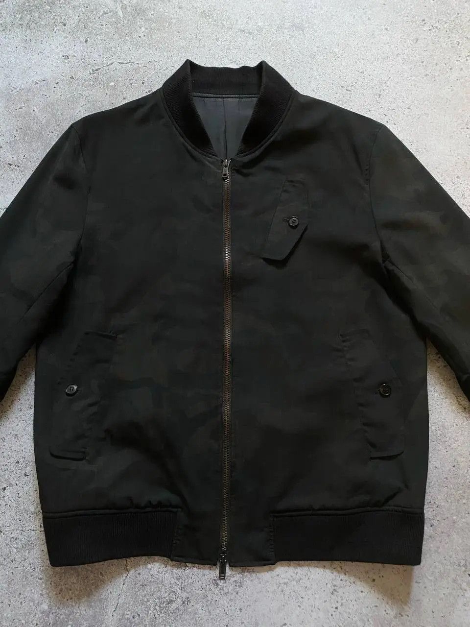 Japanese Brand DRAWING NUMBERS [0123456789] CAMO WOOL BOMBER JACKET Size US M / EU 48-50 / 2 - 2 Thumbnail