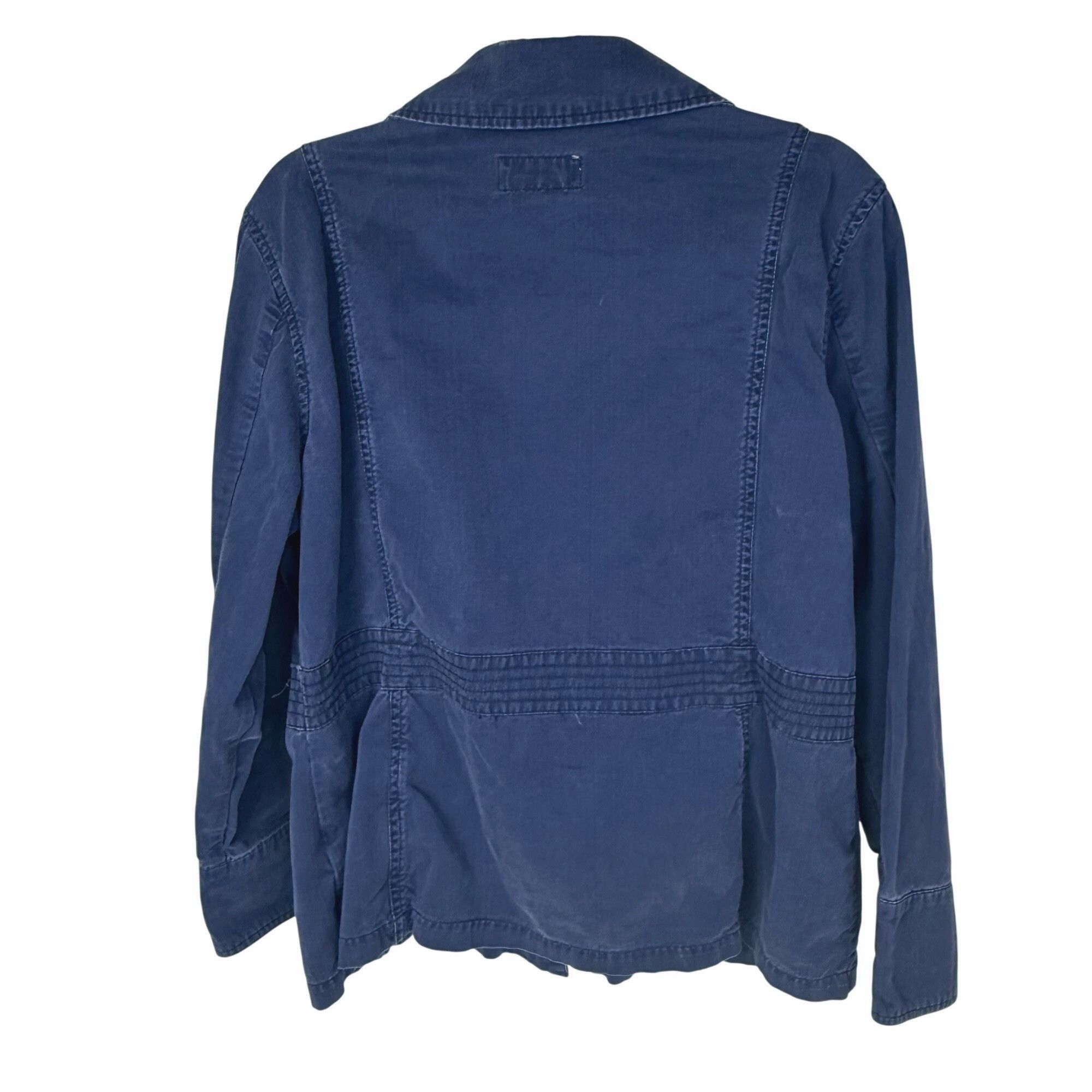 Other Route 66 Women's Blue Utility Jacket Button-Front Lightweigh Size XL / US 12-14 / IT 48-50 - 3 Thumbnail