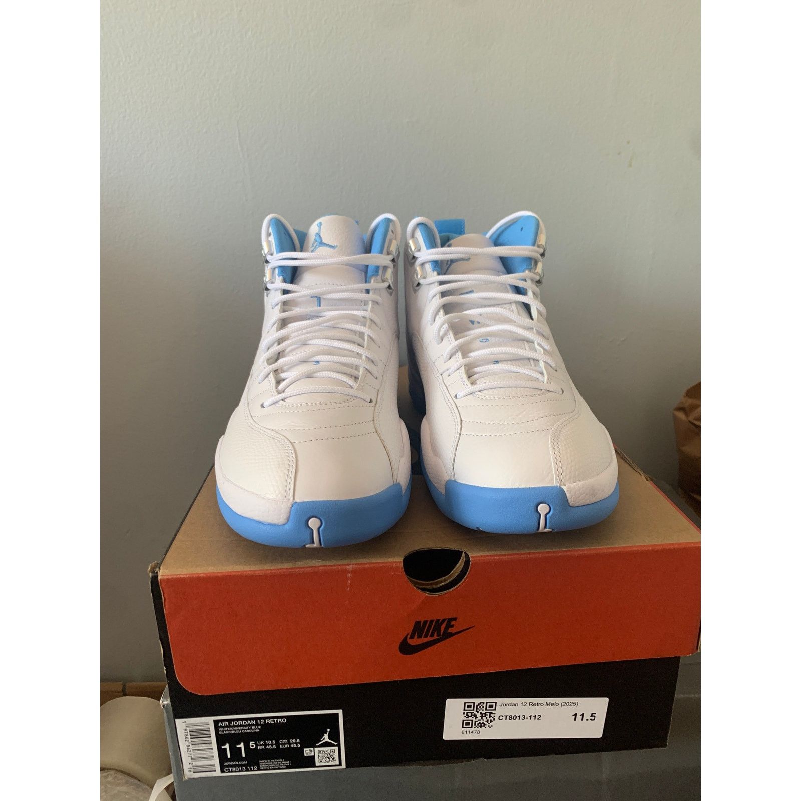 Nike Nike Air Jordan 12 Retro Melo 2025 Size 11.5 Used SHIPS NOW Size US 11.5 / EU 44-45 - 2 Thumbnail
