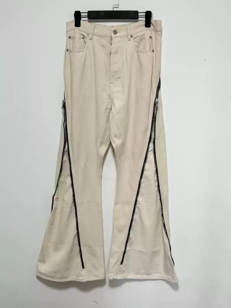 Rick Owens Rick Owens Banana Cut 22SS White-2505 Size US 29 - 1 Thumbnail