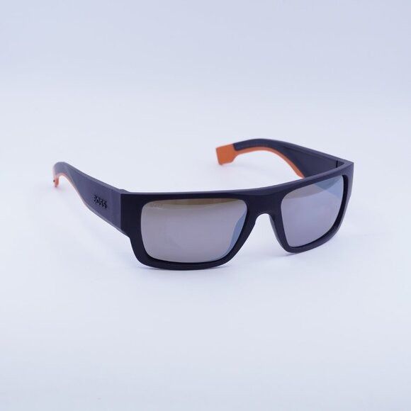 Hugo Boss Hugo BOSS 1498/S 0LOX ZV Sunglasses Blue Rectangle Frame Size ONE SIZE - 6 Thumbnail