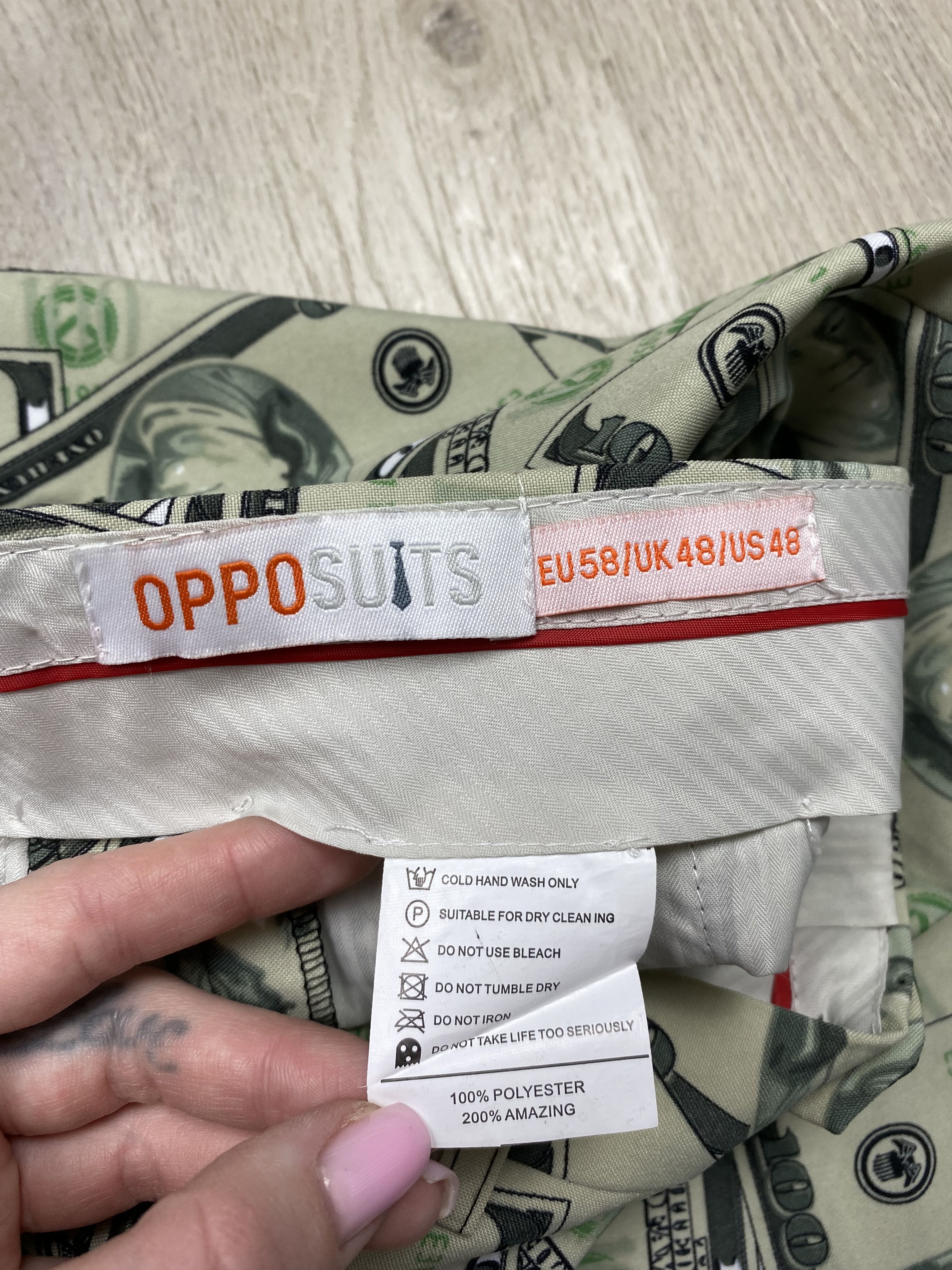 Other Oppo Suits Vintage $100 Franklin Graphics Blazer + Pants Size 48R - 11 Thumbnail