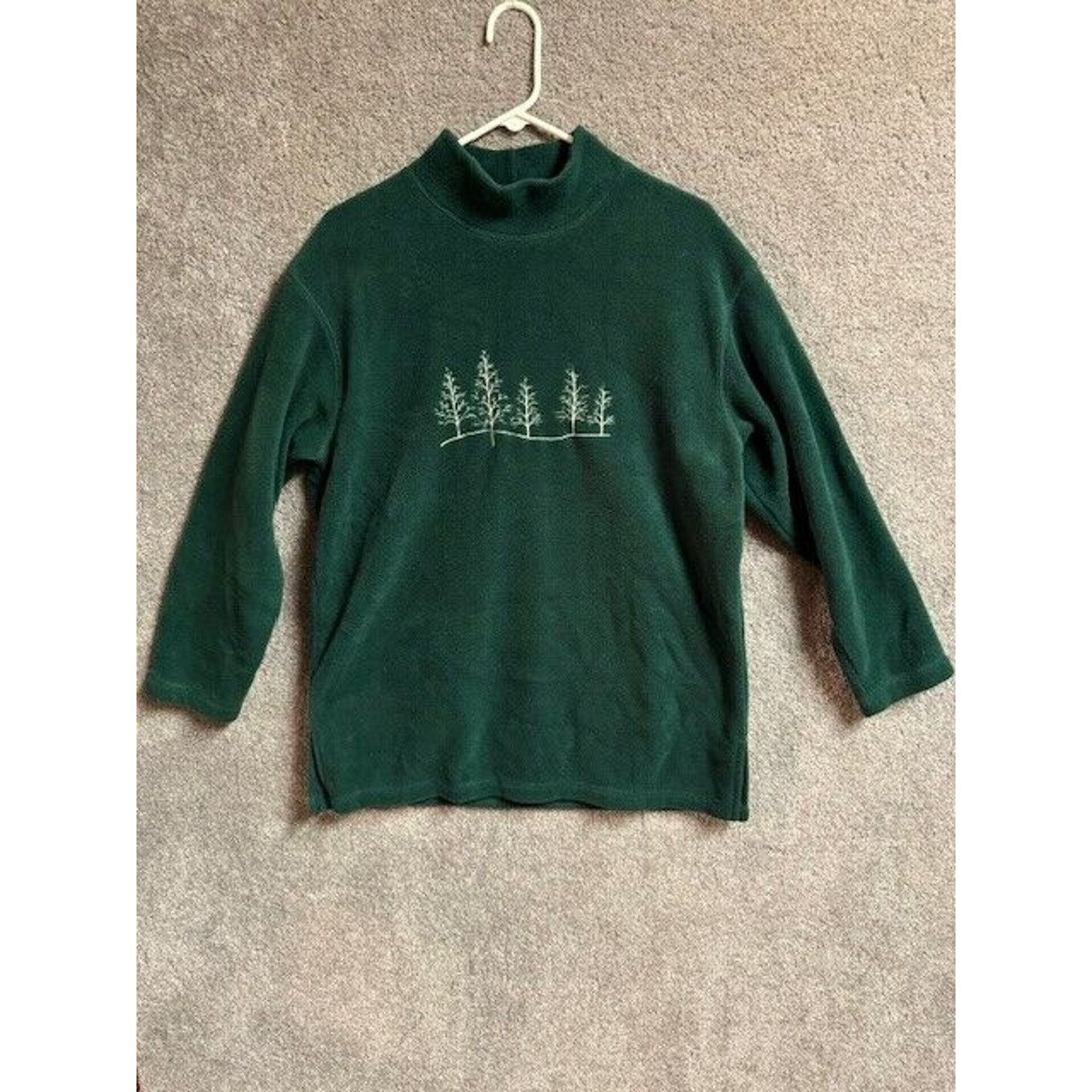 Other Marsh Landing Fleece Sweatshirt Womens M Embroidered Trees Size M / US 6-8 / IT 42-44 - 1 Thumbnail
