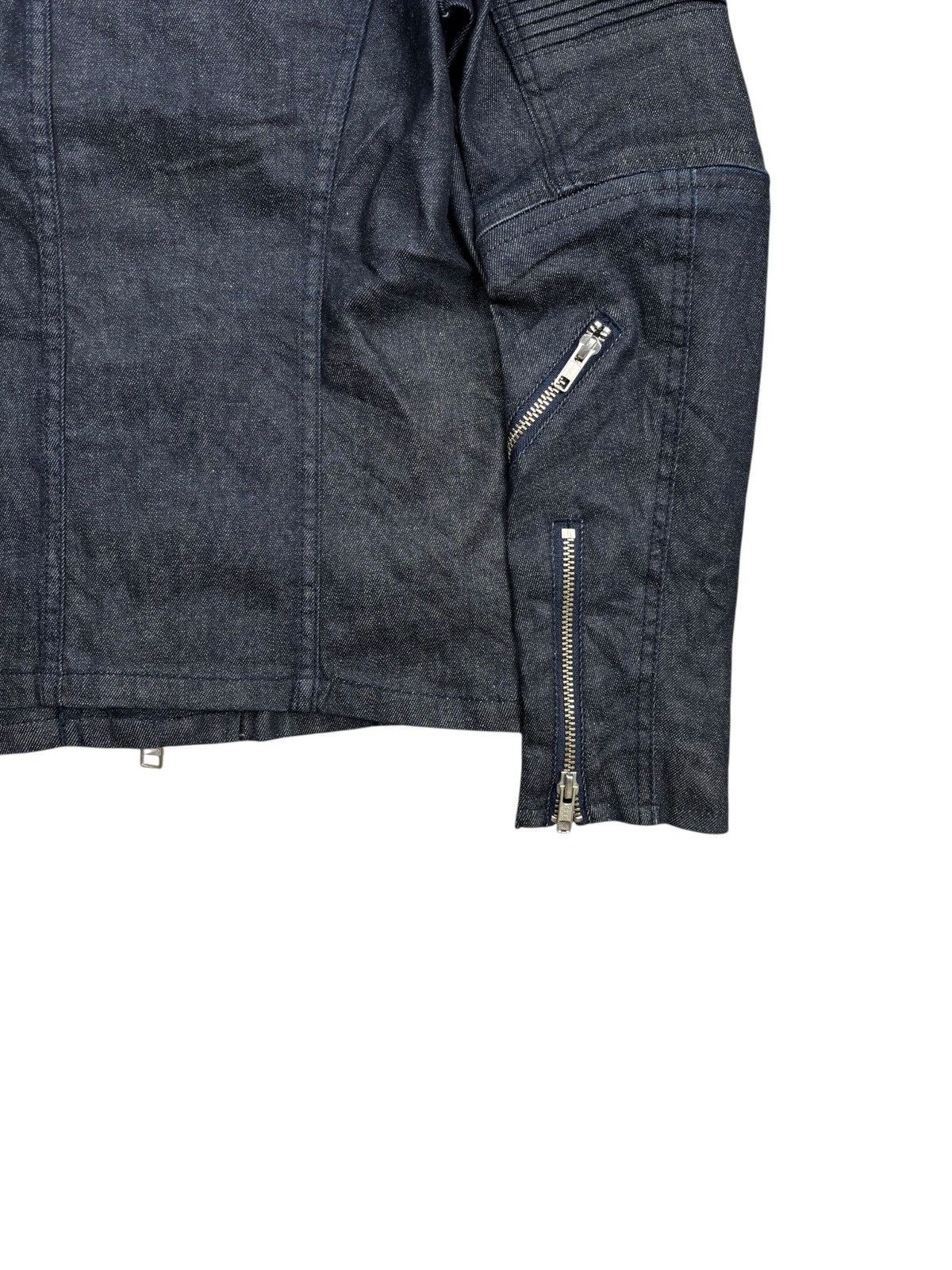 Isamu Katayama Backlash 2000s Black by Vanquish - Rider Denim Jacket Size US M / EU 48-50 / 2 - 9 Thumbnail