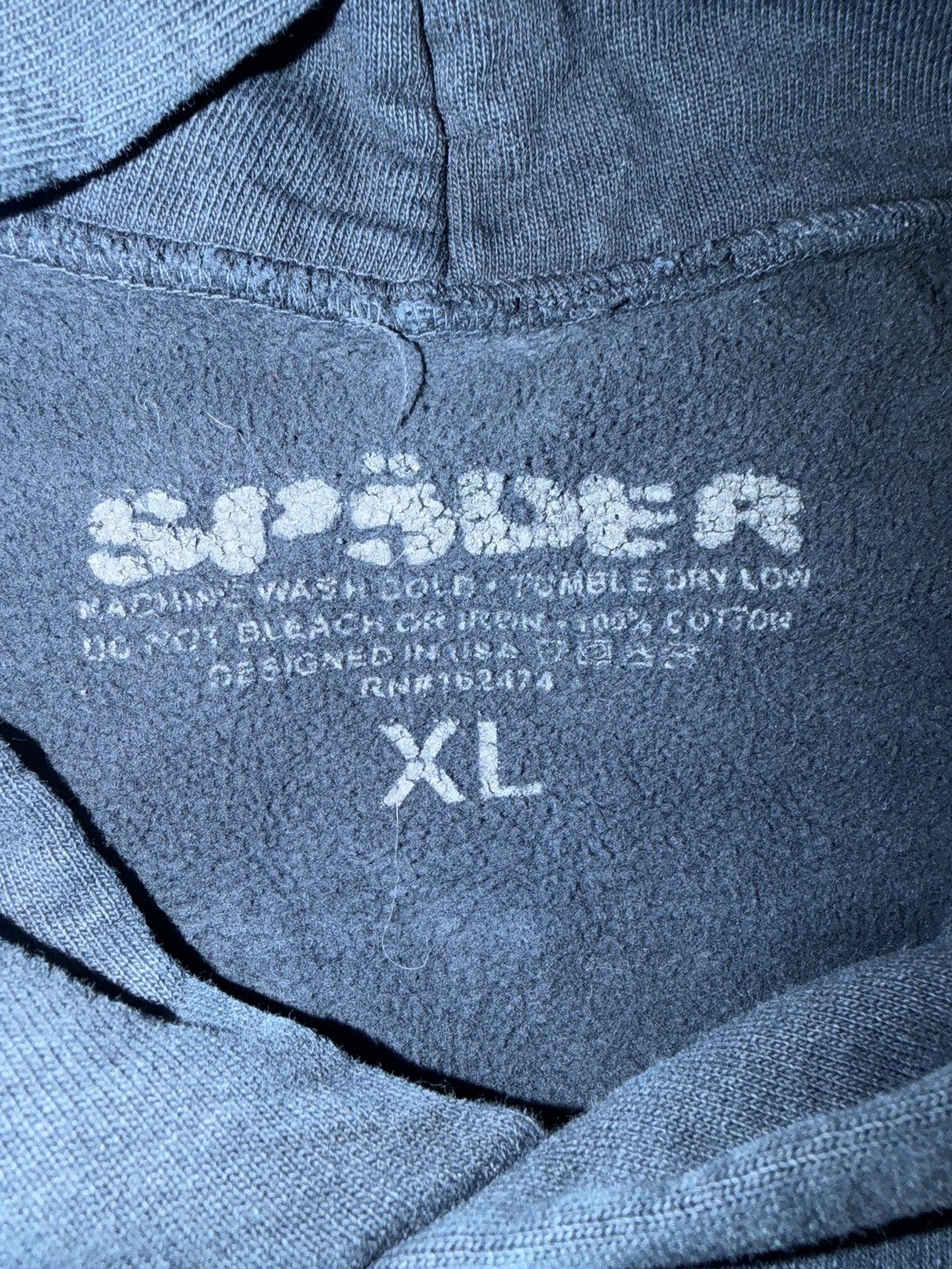 Sp5der Spider Hoodie Blue Size XL Size US XL / EU 56 / 4 - 6 Thumbnail