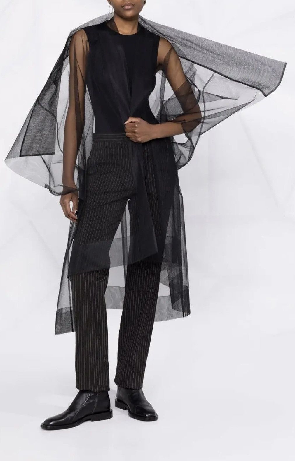Maison Margiela Oversized Tulle coat Size US L / EU 52-54 / 3 - 5 Thumbnail
