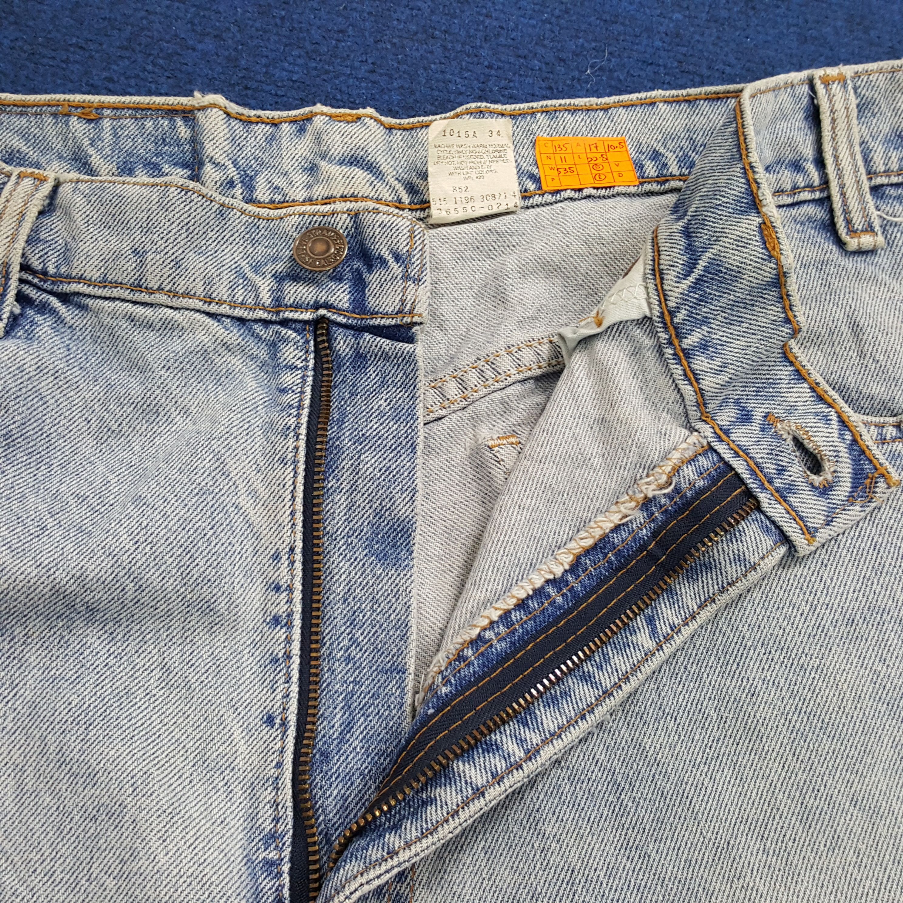 Levi's × Vintage Vintage Levi's 550 Short Denim Jeans Size US 34 / EU 50 - 11 Thumbnail