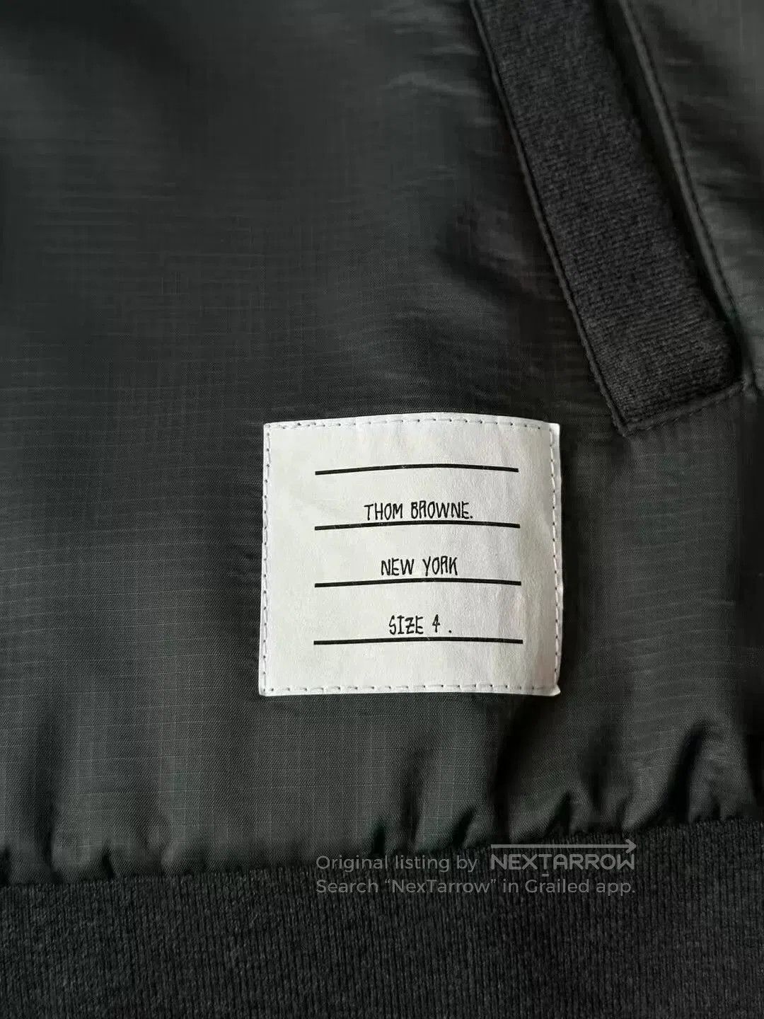 Thom Browne thom browne jacket in gray with unique design. Size US L / EU 52-54 / 3 - 4 Thumbnail