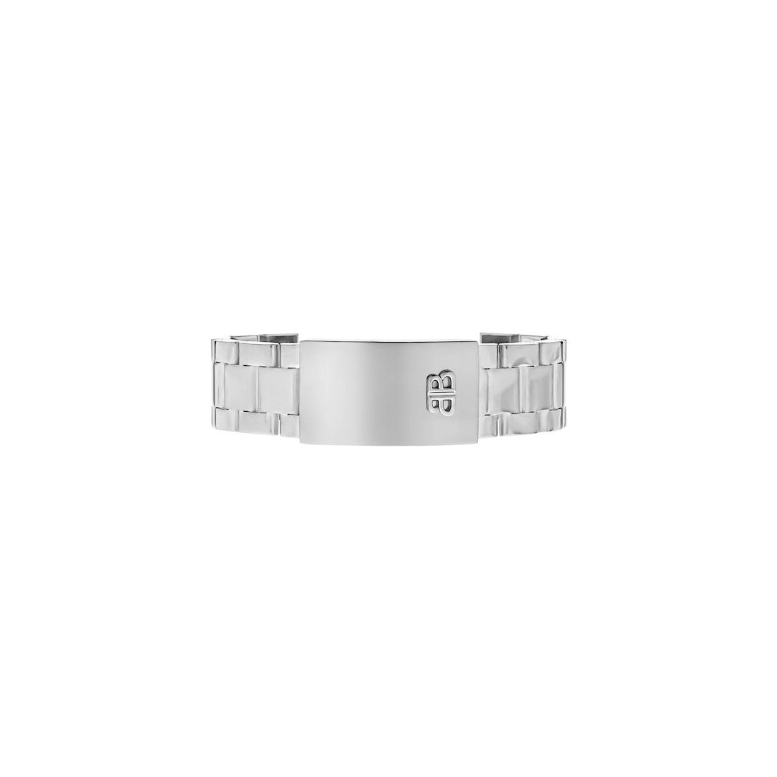 Balenciaga o1tr1nto0326 Size: OS / 24/7 Cuff in Silver Size ONE SIZE - 1 Thumbnail