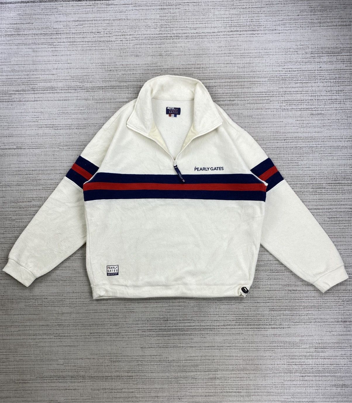 Japanese Brand × Vintage Vintage 90s Pearly Gates Half Zipper Sweatshirt Size US L / EU 52-54 / 3 - 5 Thumbnail