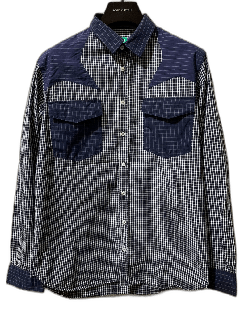 MSGM MSGM Men's Vintage Check Button-Up Shirt Size US M / EU 48-50 / 2 - 1 Thumbnail
