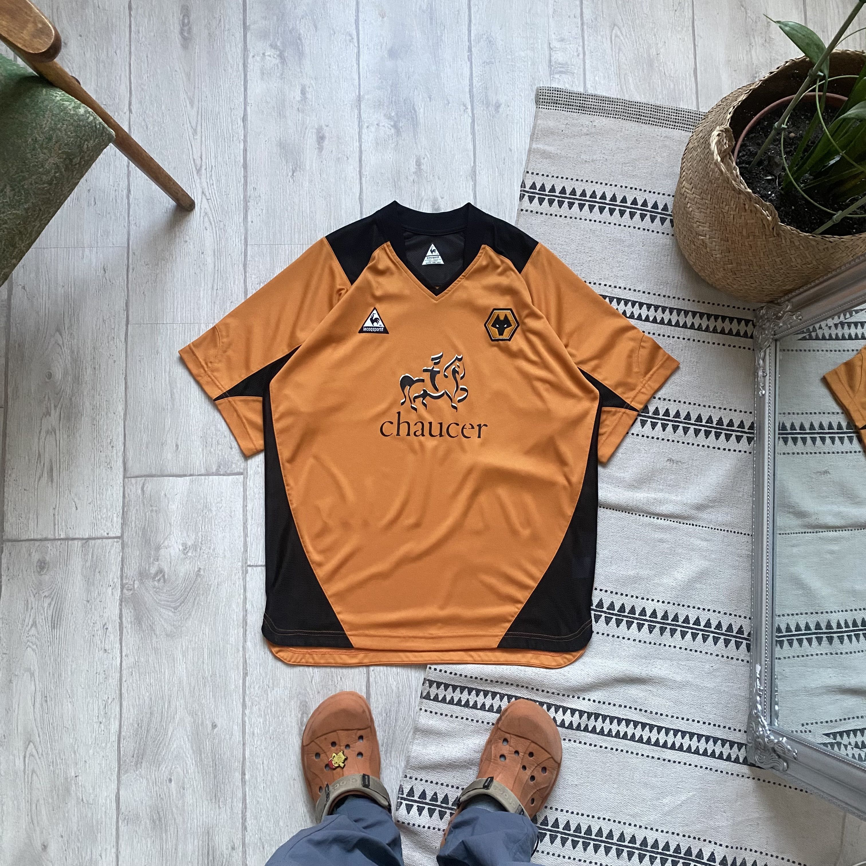 Umbro Le Coq Sportif Vintage Wolverhampton jersey soccer Blockore Size US M / EU 48-50 / 2 - 1 Thumbnail