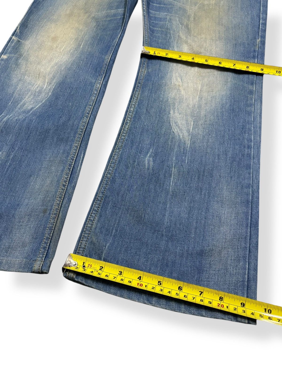 Diesel Vintage Diesel Industry Zatiny Mud Wash Bootcut Grunge Jeans Size US 36 / EU 52 - 16 Thumbnail