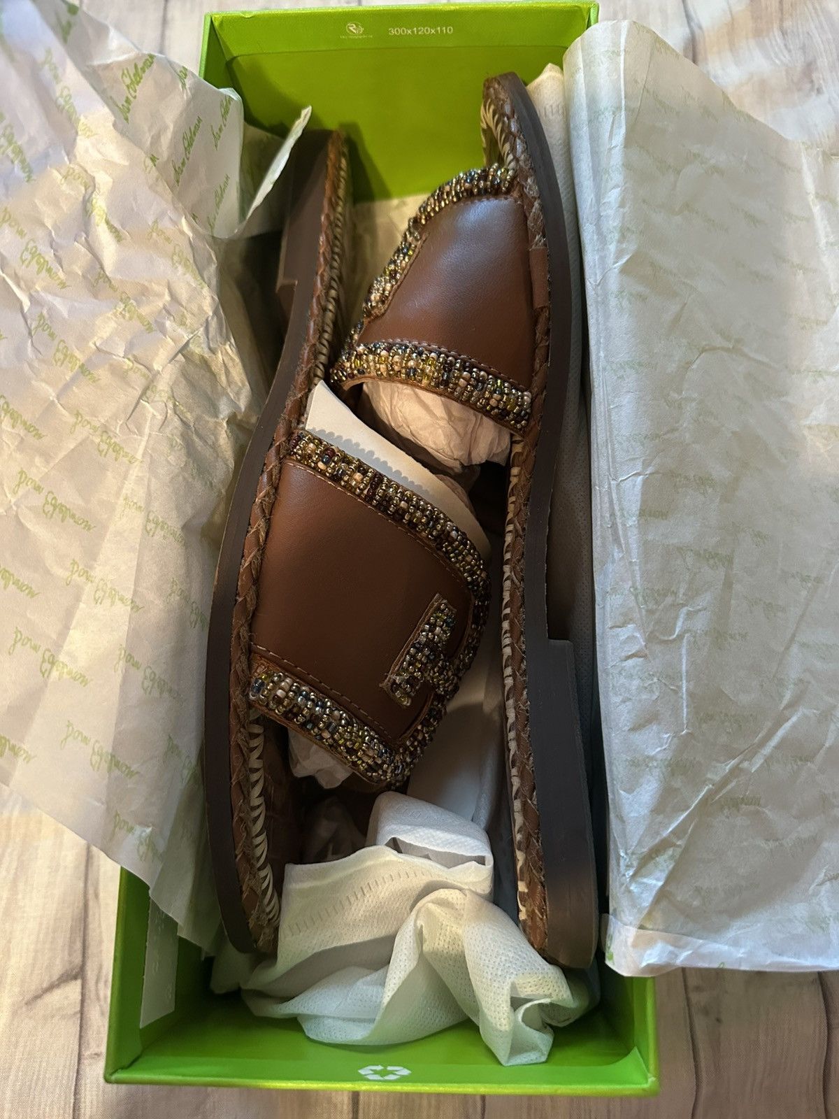 Sam Edelman Sam Edelman Fitz brwn beaded Lea 19802M1201 Size US 10 / IT 40 - 4 Thumbnail