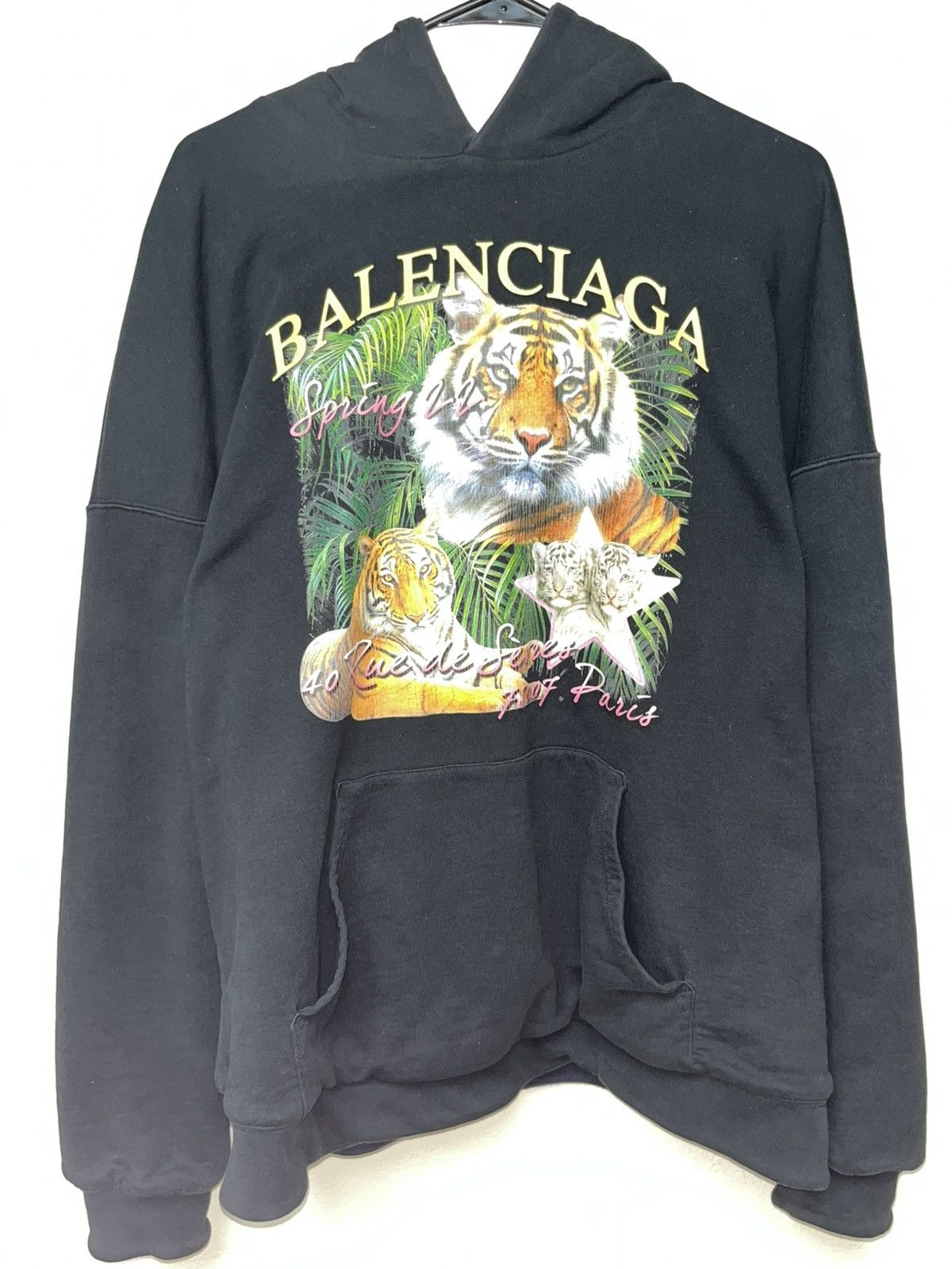 Balenciaga Balenciaga Reversible FBI Tiger Hoodie | Grailed