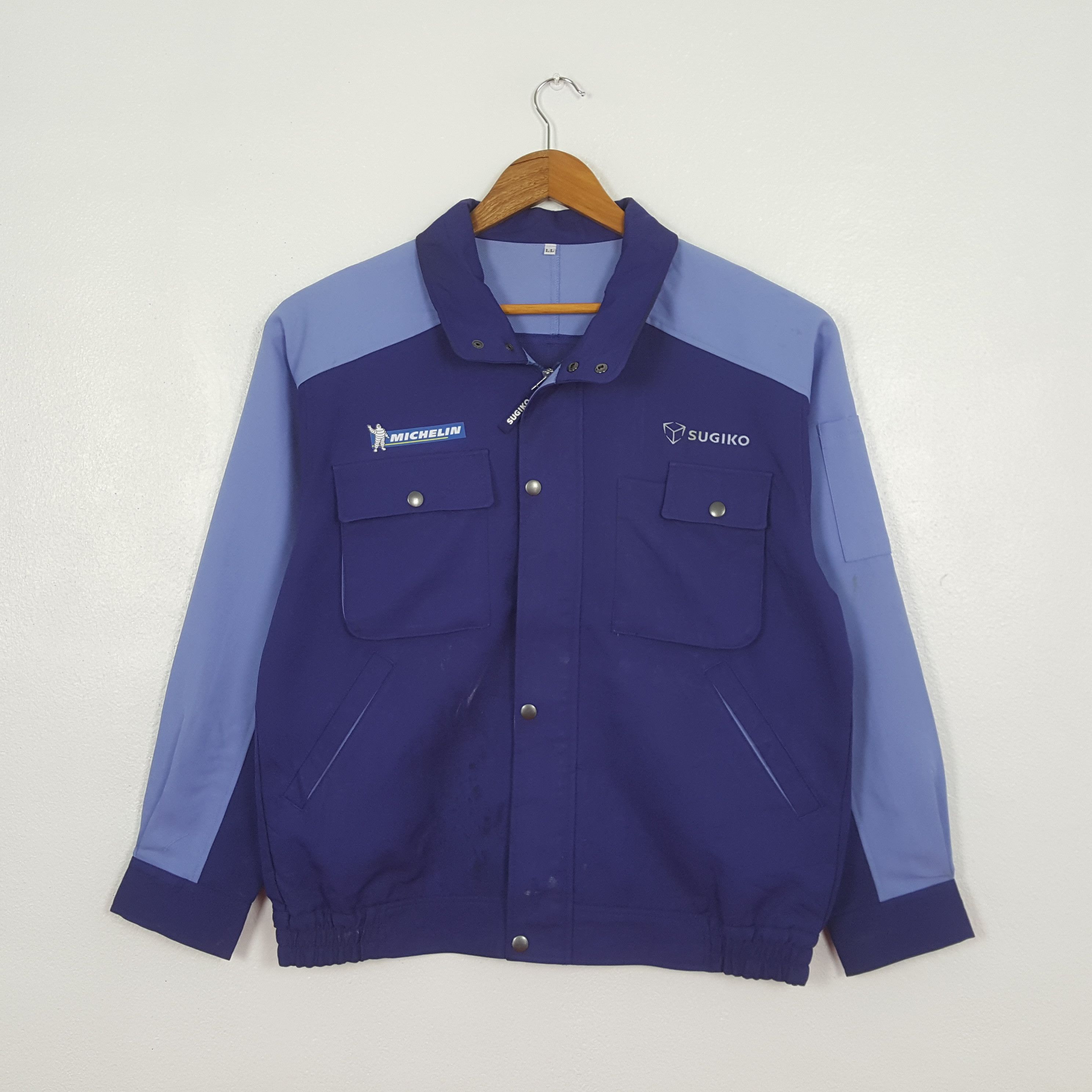 Vintage Vintage Michelin Motorsport Racing Team Custom Jacket C324N5 Size US L / EU 52-54 / 3 - 3 Thumbnail