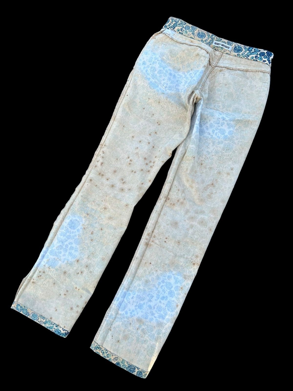 Issey Miyake × Japanese Brand × Kapital Issey Miyake Floral Tattoo Uneven dyed Pants ☠️🎌 Size US 28 / EU 44 - 20 Thumbnail