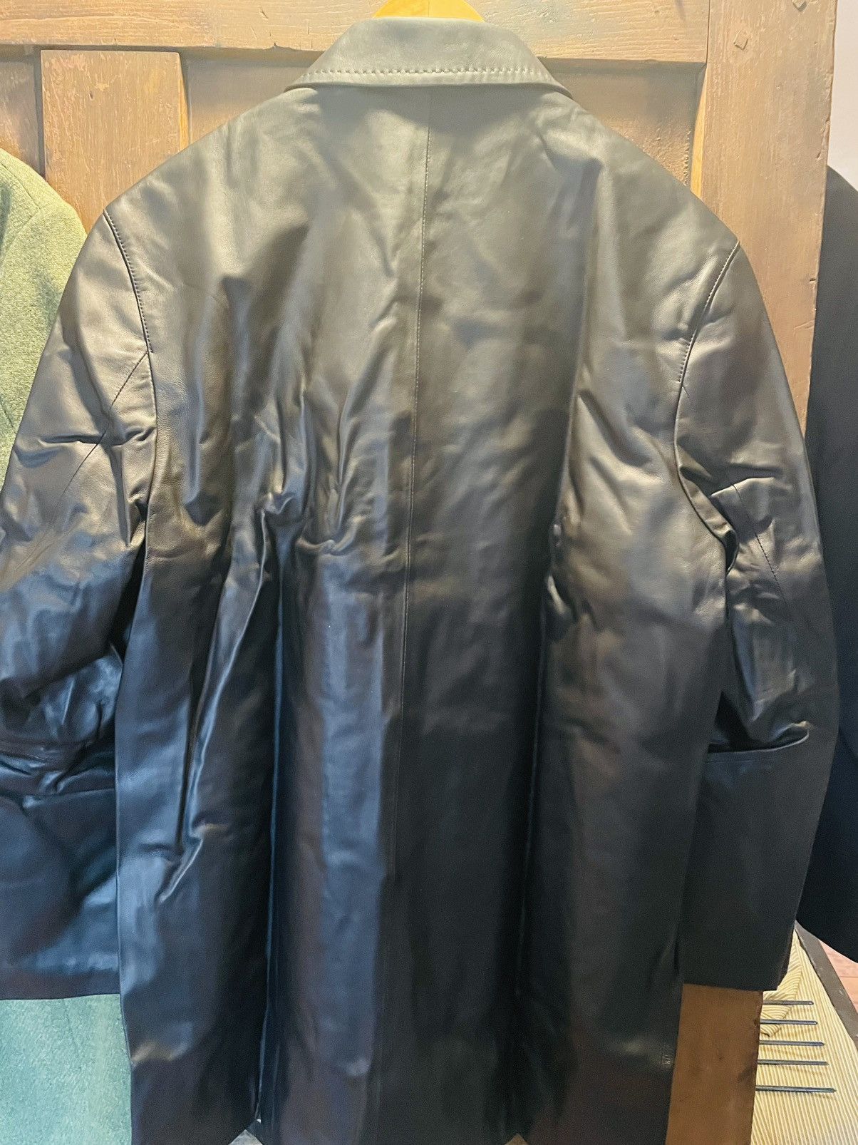 Kiton Sheepskin Leather Jacket Size US L / EU 52-54 / 3 - 2 Thumbnail