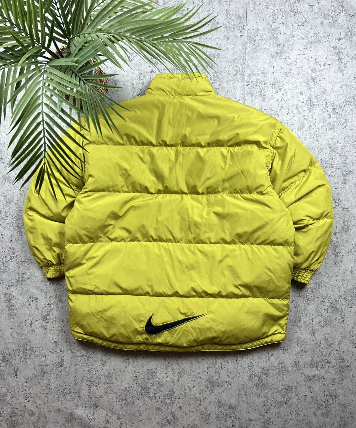 90s Nike Central Swoosh Vintage Y2K Puffer Down Retro Jacket 