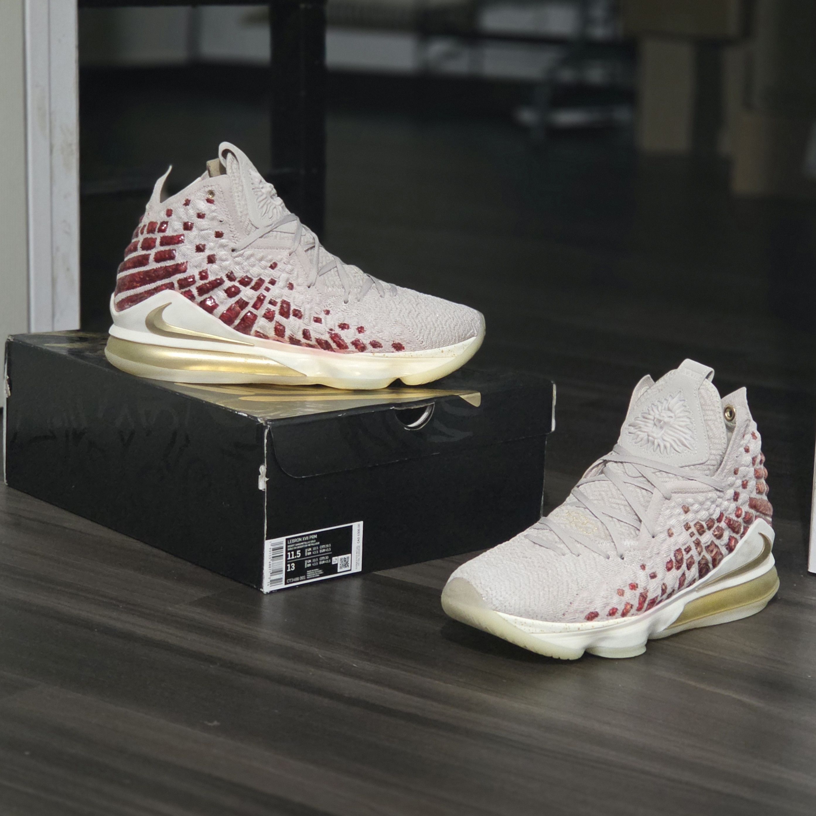 Nike New Nike LeBron XVII 17 PRM "Harlem Fashion Row” Men’ 11,5 Size US 11.5 / EU 44-45 - 20 Thumbnail