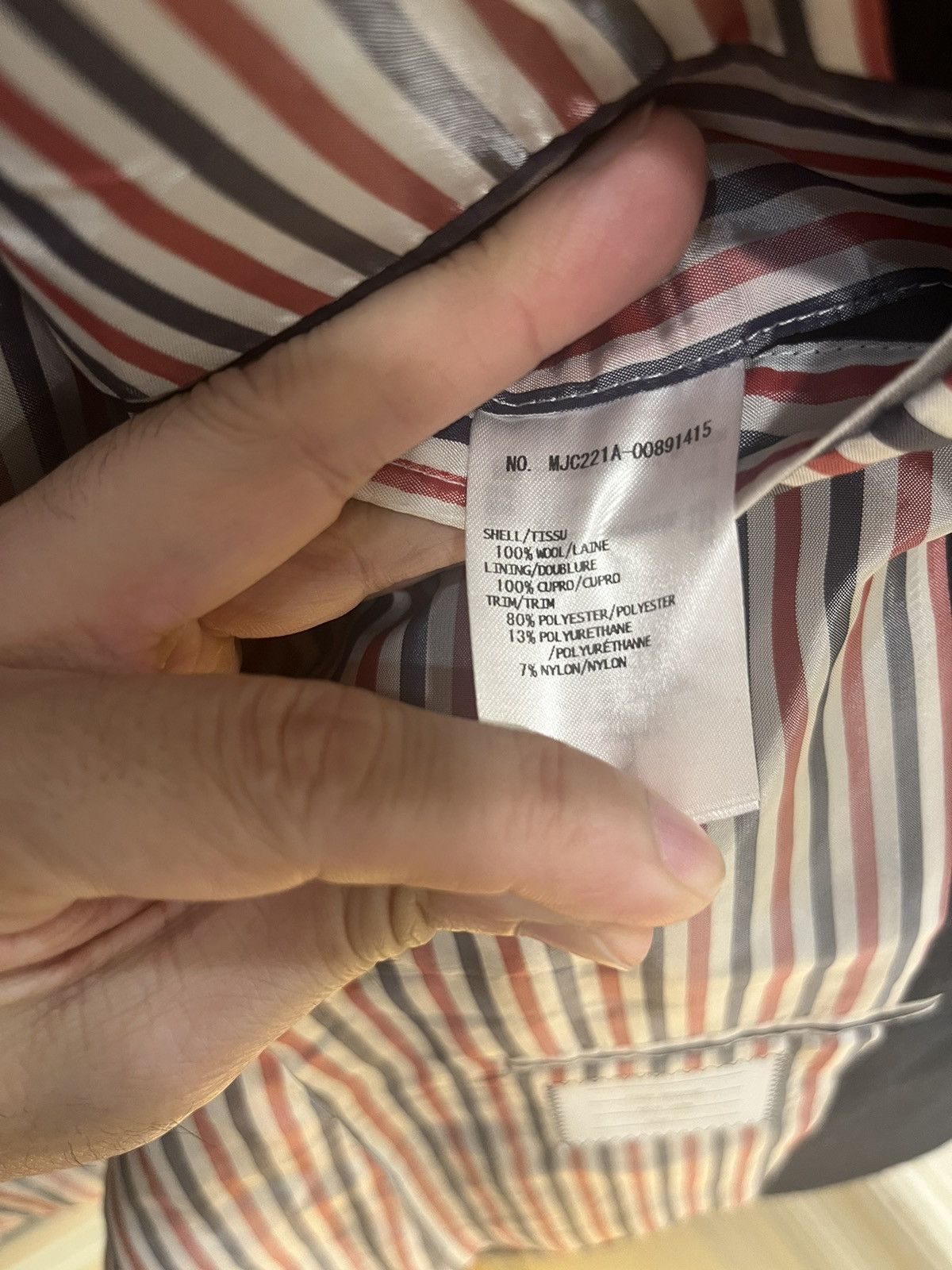Thom Browne RWB ELASTIC STRIPE SPORT blazer and pants Size 46R - 13 Thumbnail