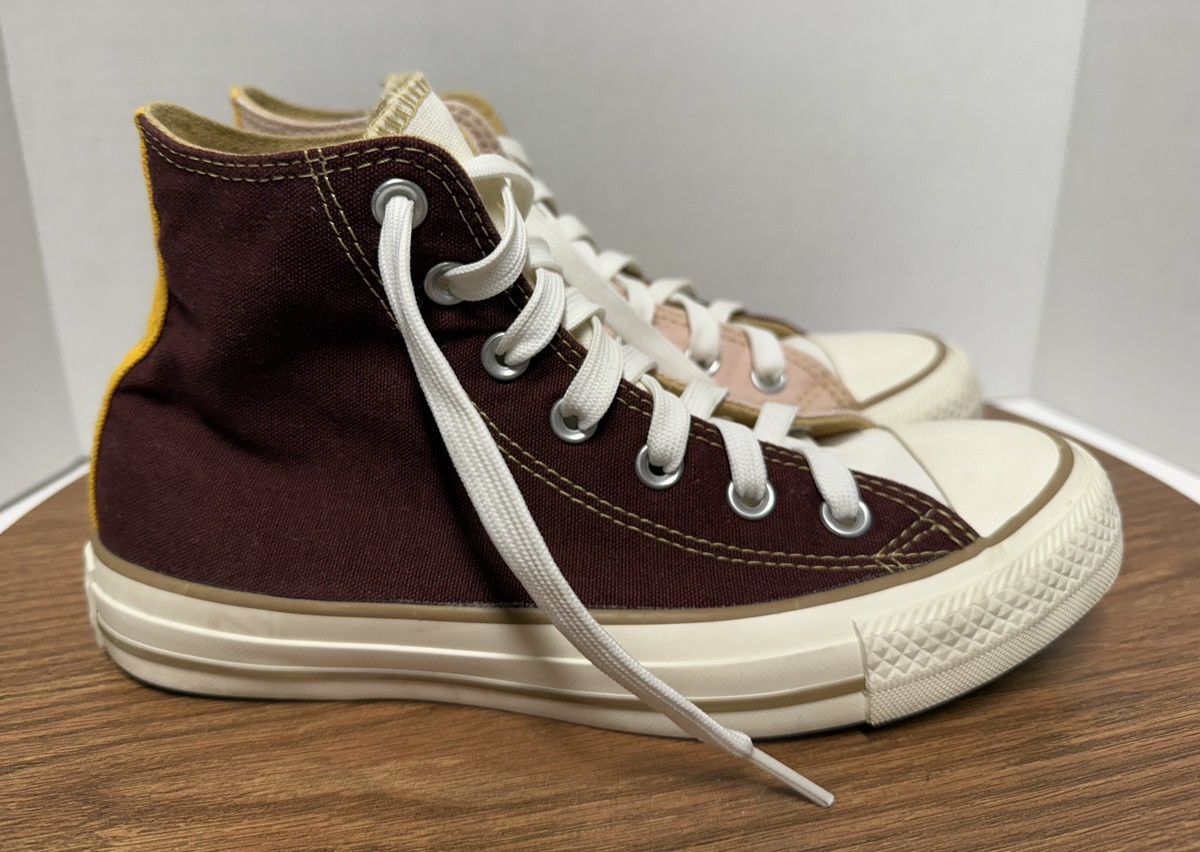 Converse Converse Women Chuck Taylor Pink/Burgundy Hightop Sneaker Size US 7 / IT 37 - 4 Thumbnail