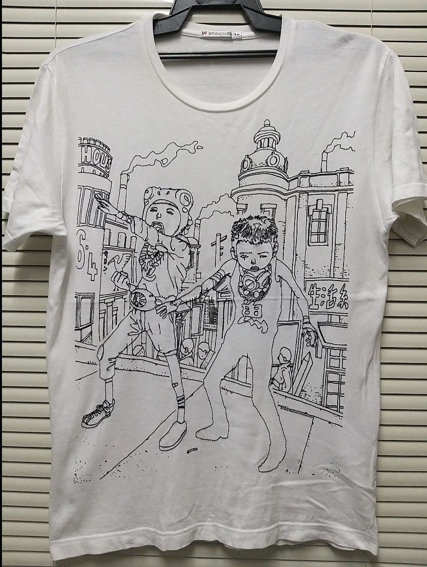 Anime JAPANESE ANIME TAIYOU MATSUMOTO/SHOGAKUKAN x UNIQLO SHIRT Size US M / EU 48-50 / 2 - 1 Thumbnail