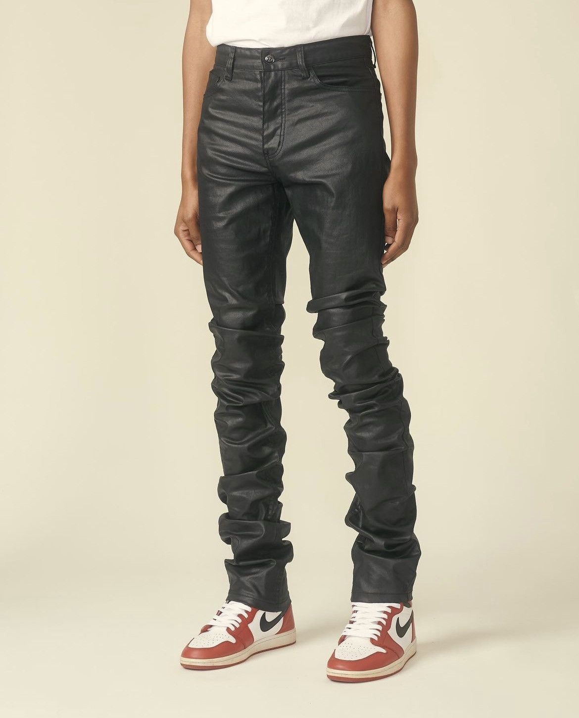 Opium Style ValeLives Black Wax Stack Denim