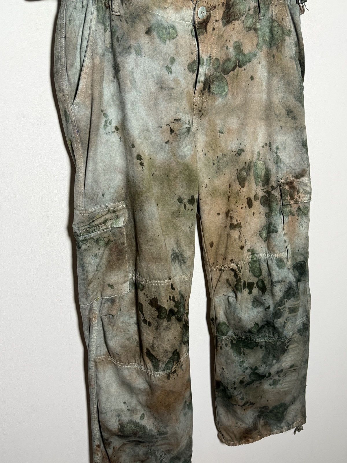 Katharine Hamnett London vintage Katharine Hamnett cargo pants oil-stained palette Size US 32 / EU 48 - 5 Thumbnail