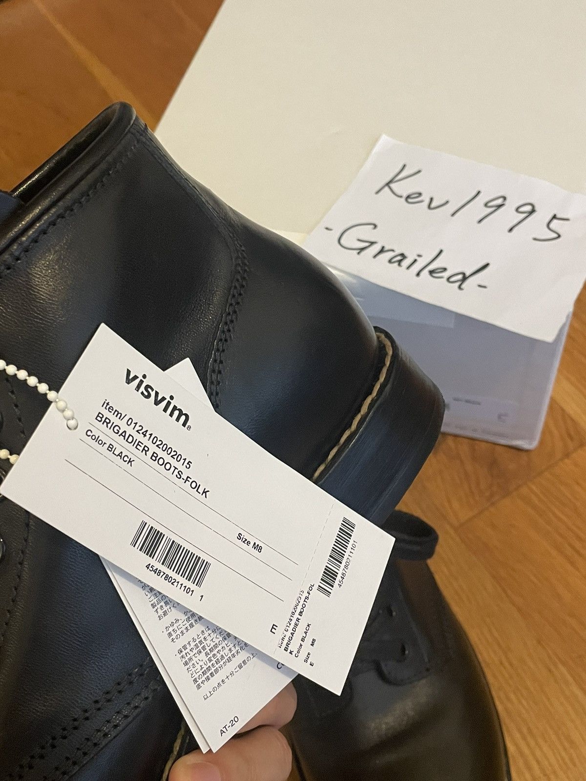 Visvim Visvim 24ss Brigadier Boots-Folk (Black) Size US 8 / EU 41 - 4 Thumbnail