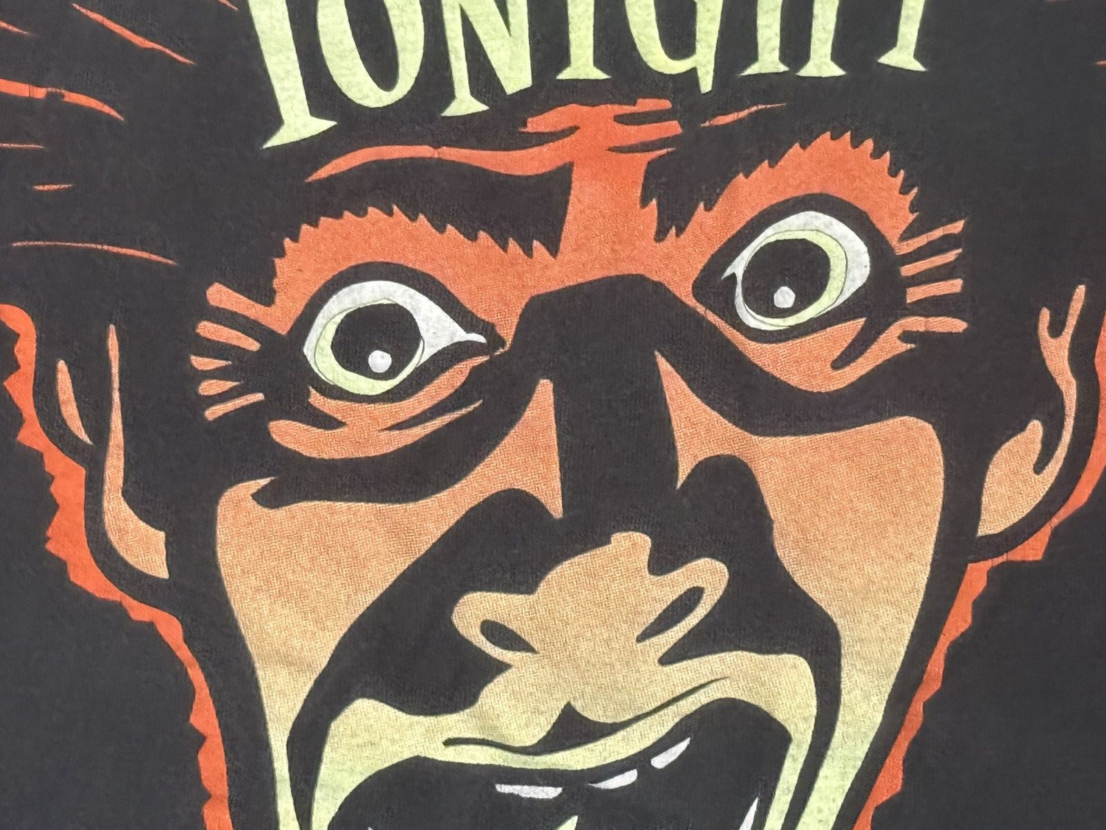 Vintage Vintage 90s Scream for Lite Tonight T Shirt Tultex Cotton Size US L / EU 52-54 / 3 - 4 Thumbnail
