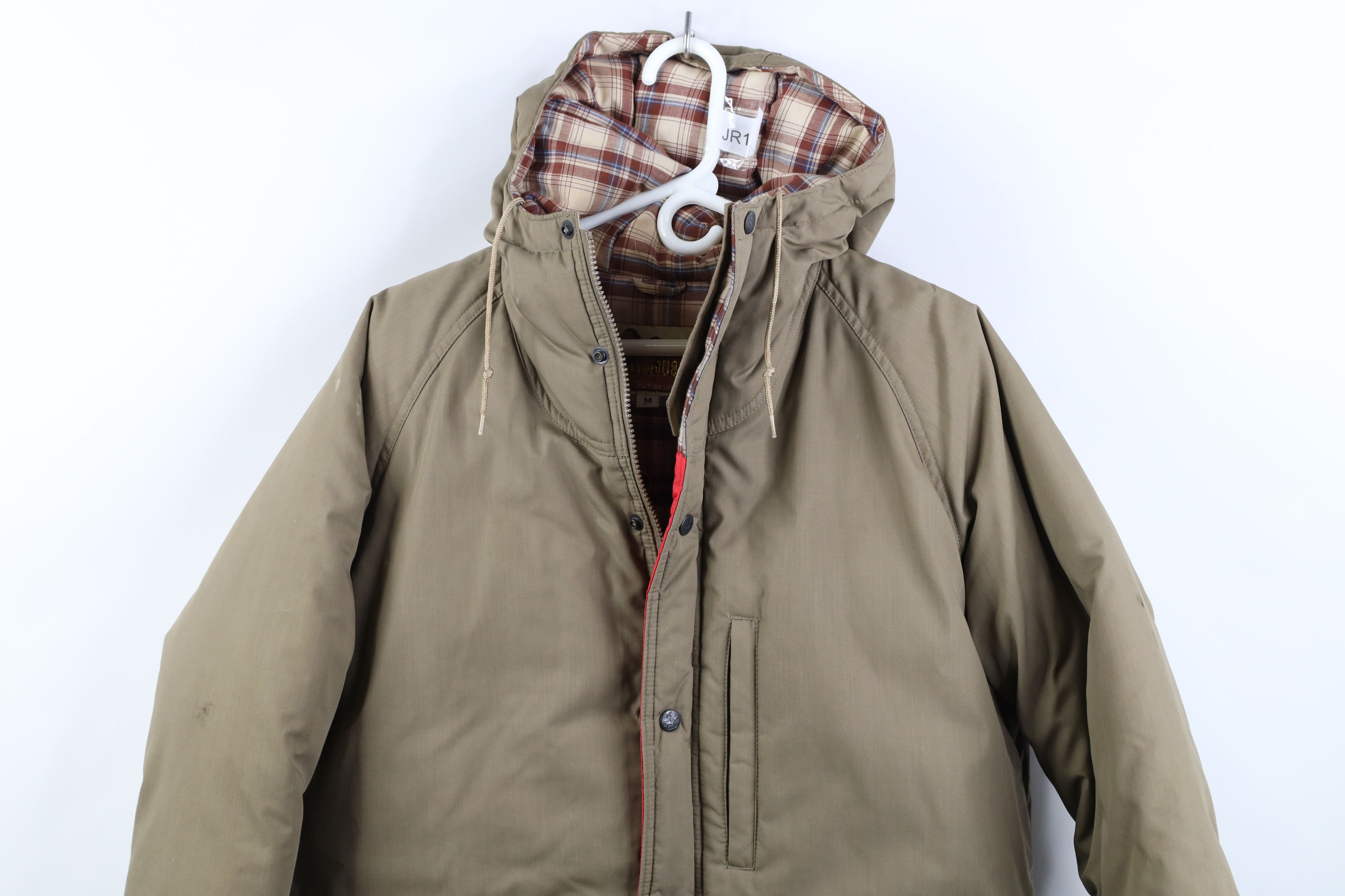 Vintage Vintage 70s Streetwear Duck Down Hooded Puffer Parka Jacket Size US M / EU 48-50 / 2 - 2 Thumbnail