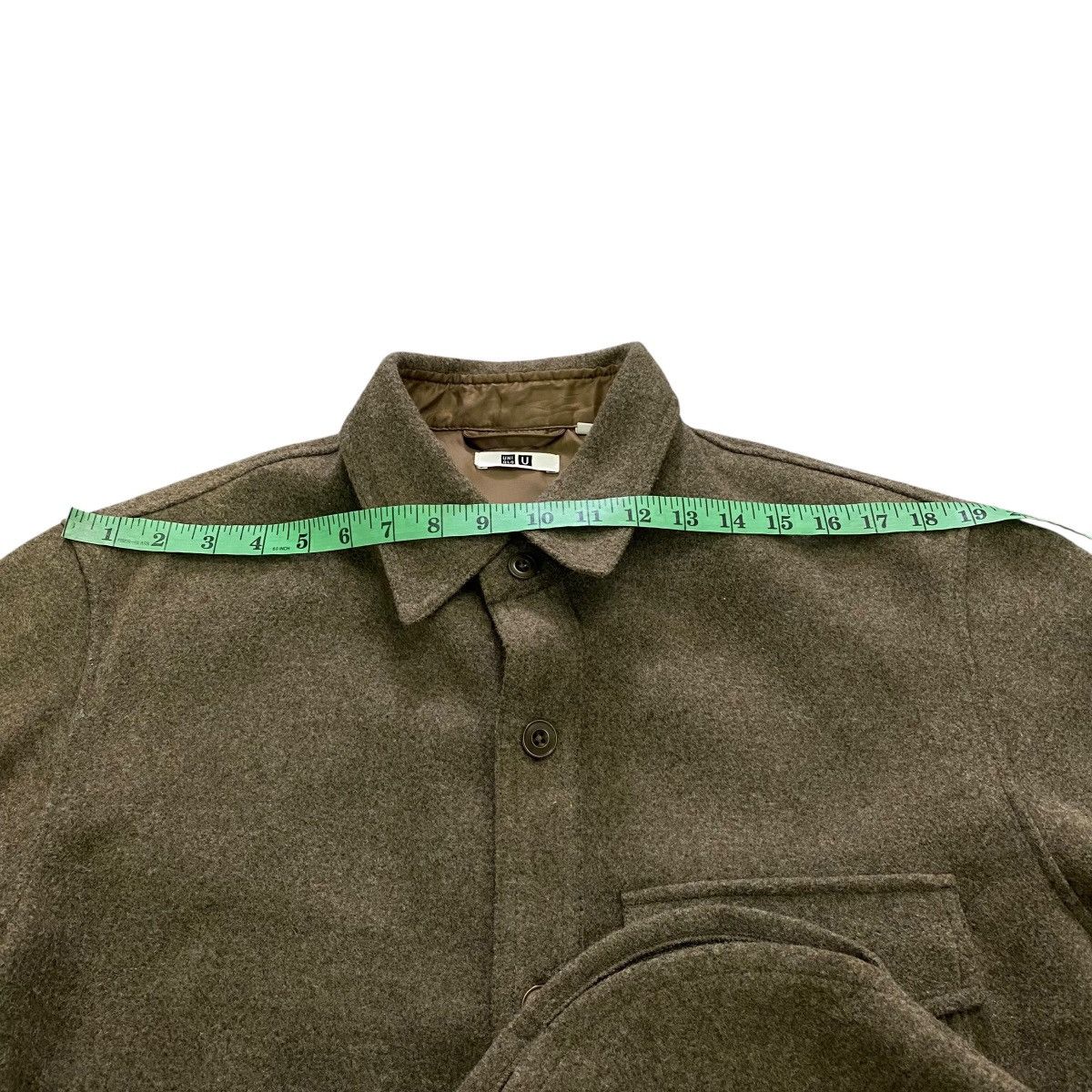 Lemaire × Uniqlo Christophe Lemaire X Japanese Brand Wool Shirt Button Size US L / EU 52-54 / 3 - 12 Thumbnail
