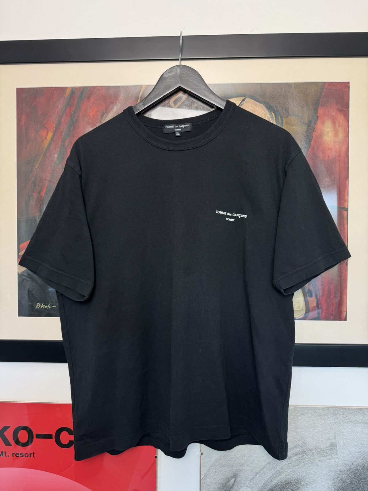 Comme des Garcons Homme CDG Comme Des Garcons Homme Mini Logo Tee Basic Japanese Size US L / EU 52-54 / 3 - 1 Thumbnail