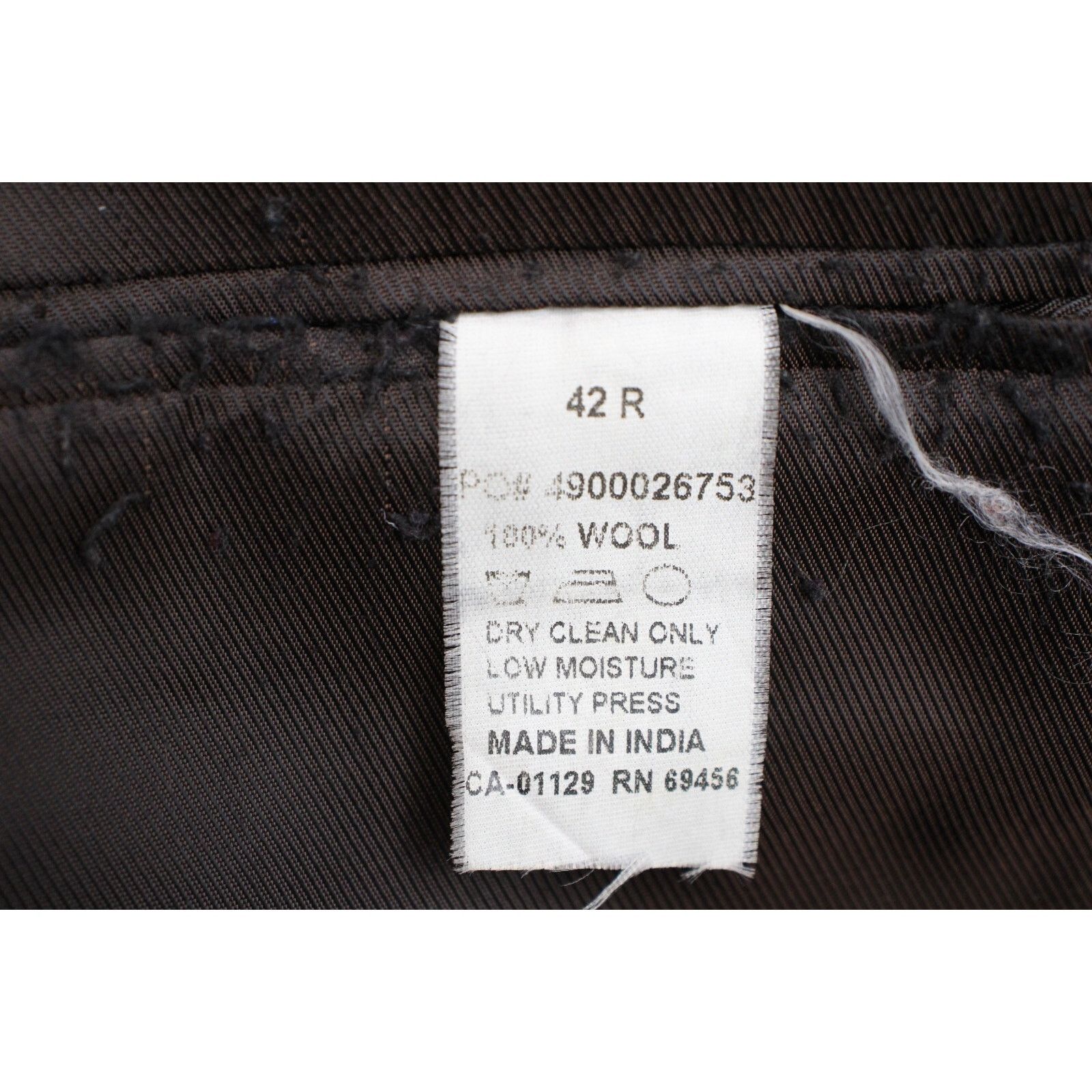 Calvin Klein Calvin Klein Blazer Mens 42R Wool Lined 2 Button Size 42R - 8 Thumbnail