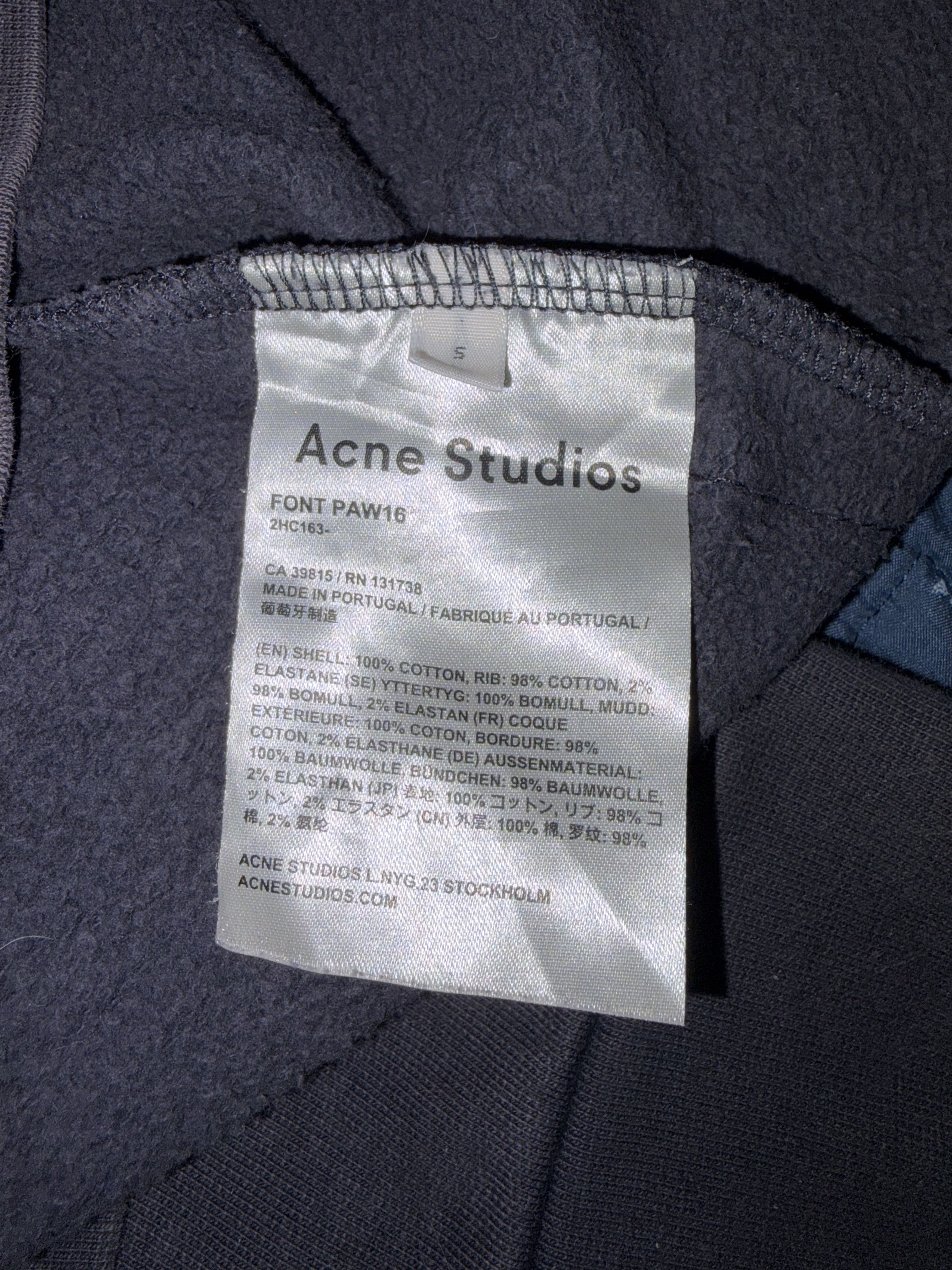 Acne Studios Acne Studiis font paw16 Sweatshirt Jumper Size US S / EU 44-46 / 1 - 3 Thumbnail