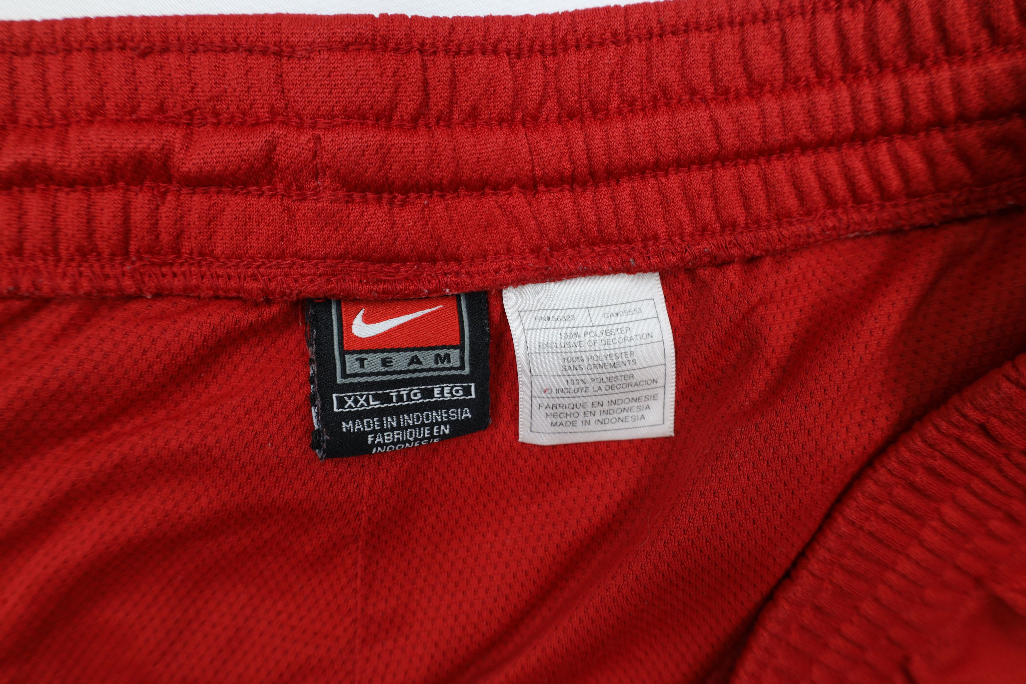 Nike × Vintage Vintage Nike Football Mini Swoosh Above Knee Shorts Red Size US 38 / EU 54 - 7 Thumbnail