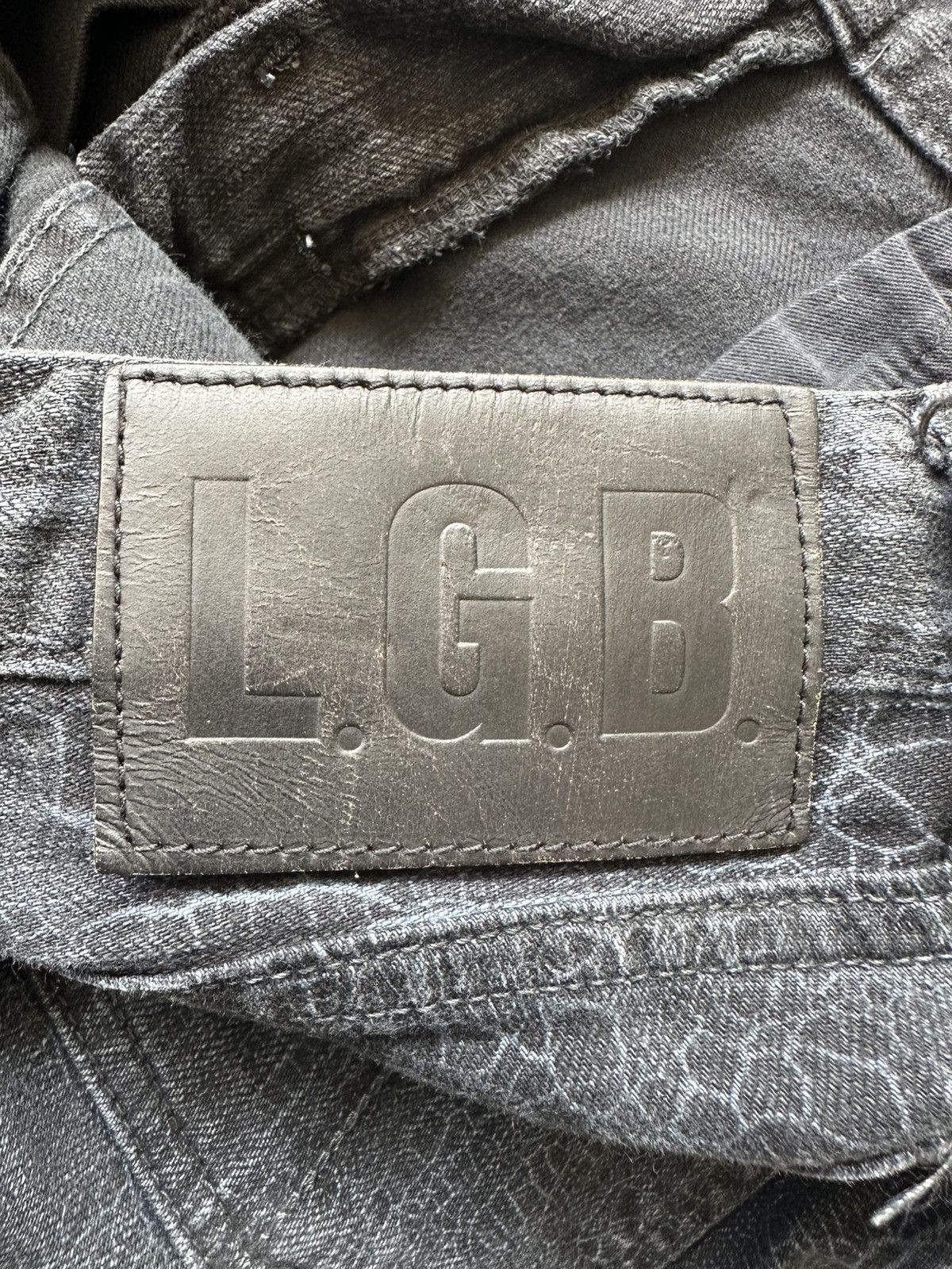 If Six Was Nine LGB crocodile slim jeans Size US 31 - 9 Thumbnail