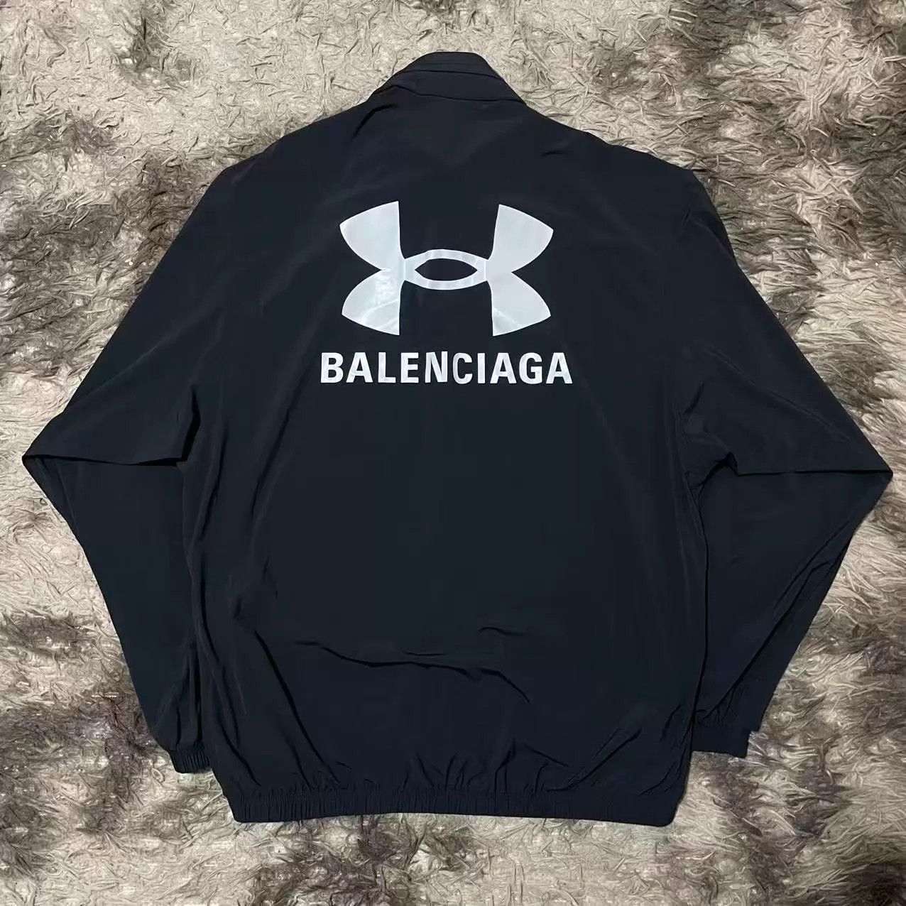 Balenciaga Balenciaga x UA 25SS Black Nylon Waterproof Zip-Up Shell XS Size US XS / EU 42 / 0 - 2 Thumbnail