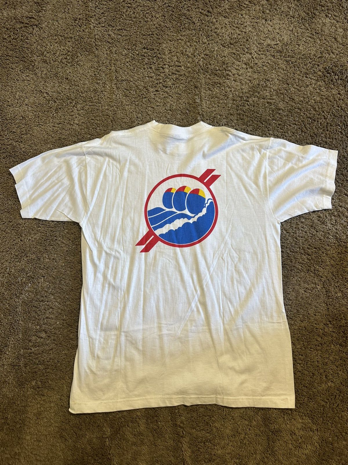 Nike Vintage Kelloggs cereal “triple white” shirt 90s size xl Size US XL / EU 56 / 4 - 1 Thumbnail