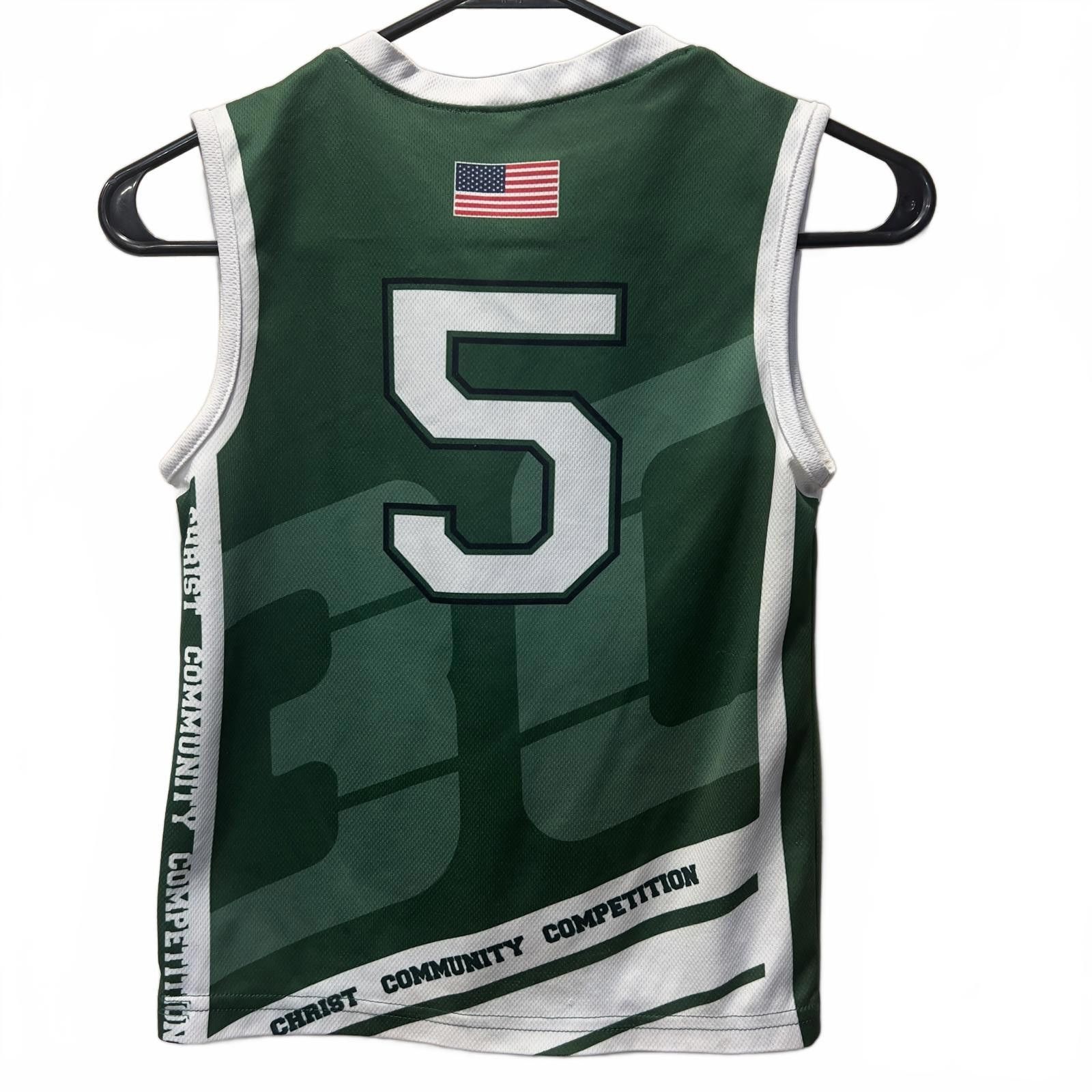 Other Boys Green 3C Sports Basketball Jersey Size XS Size US XS / EU 42 / 0 - 2 Thumbnail
