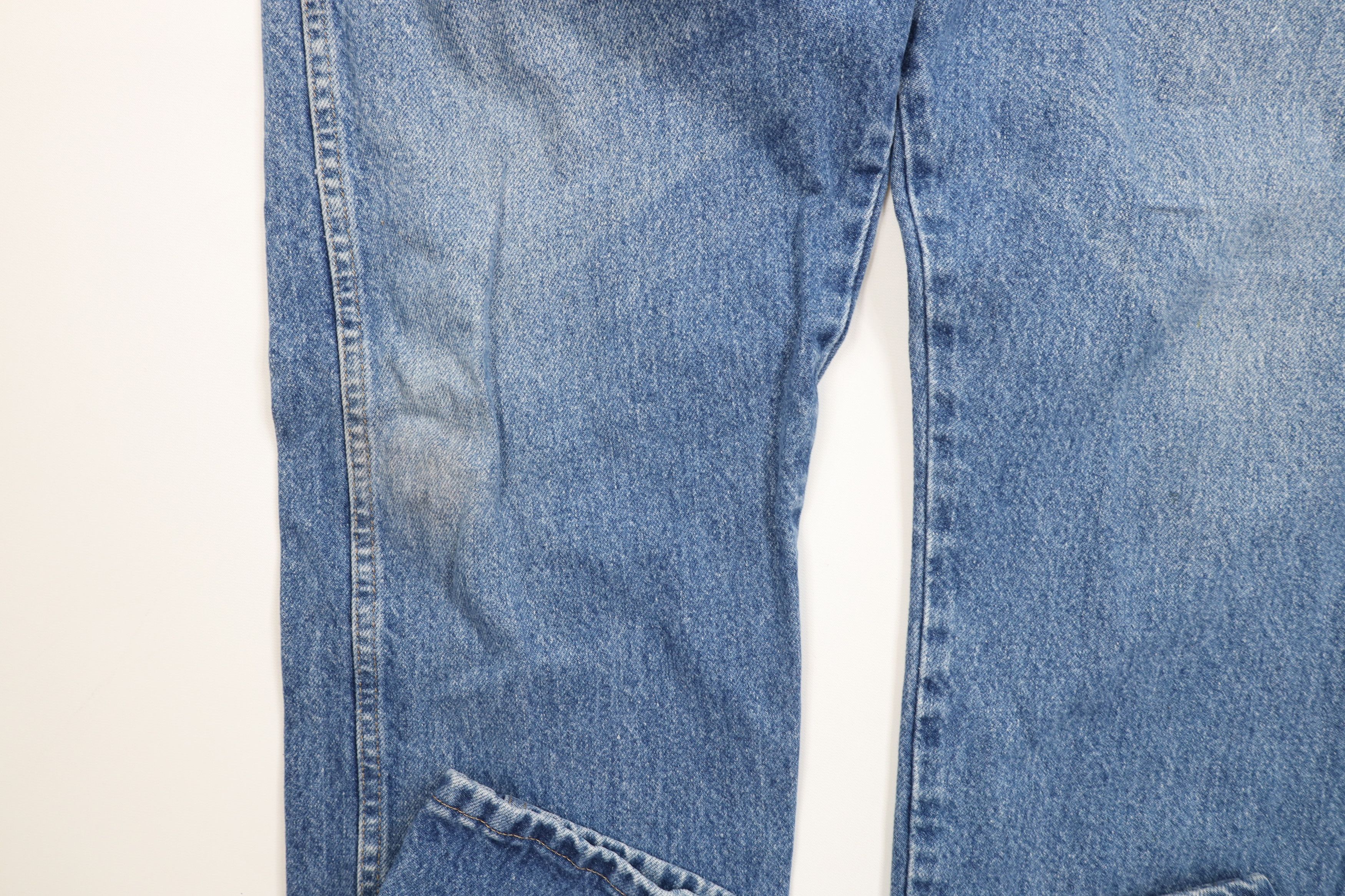 Cabelas Vintage Cabelas Faded Straight Leg Denim Jeans Blue Cotton Size 38" / US 16 / IT 52 - 6 Thumbnail