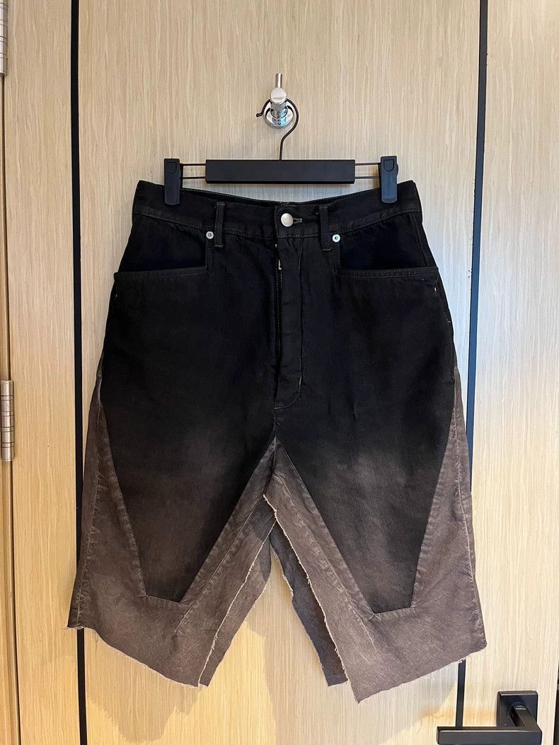 Rick Owens Rick Owens Rick Owens Shorts washed denim skirt-2507 Size US 30 / EU 46 - 1 Thumbnail