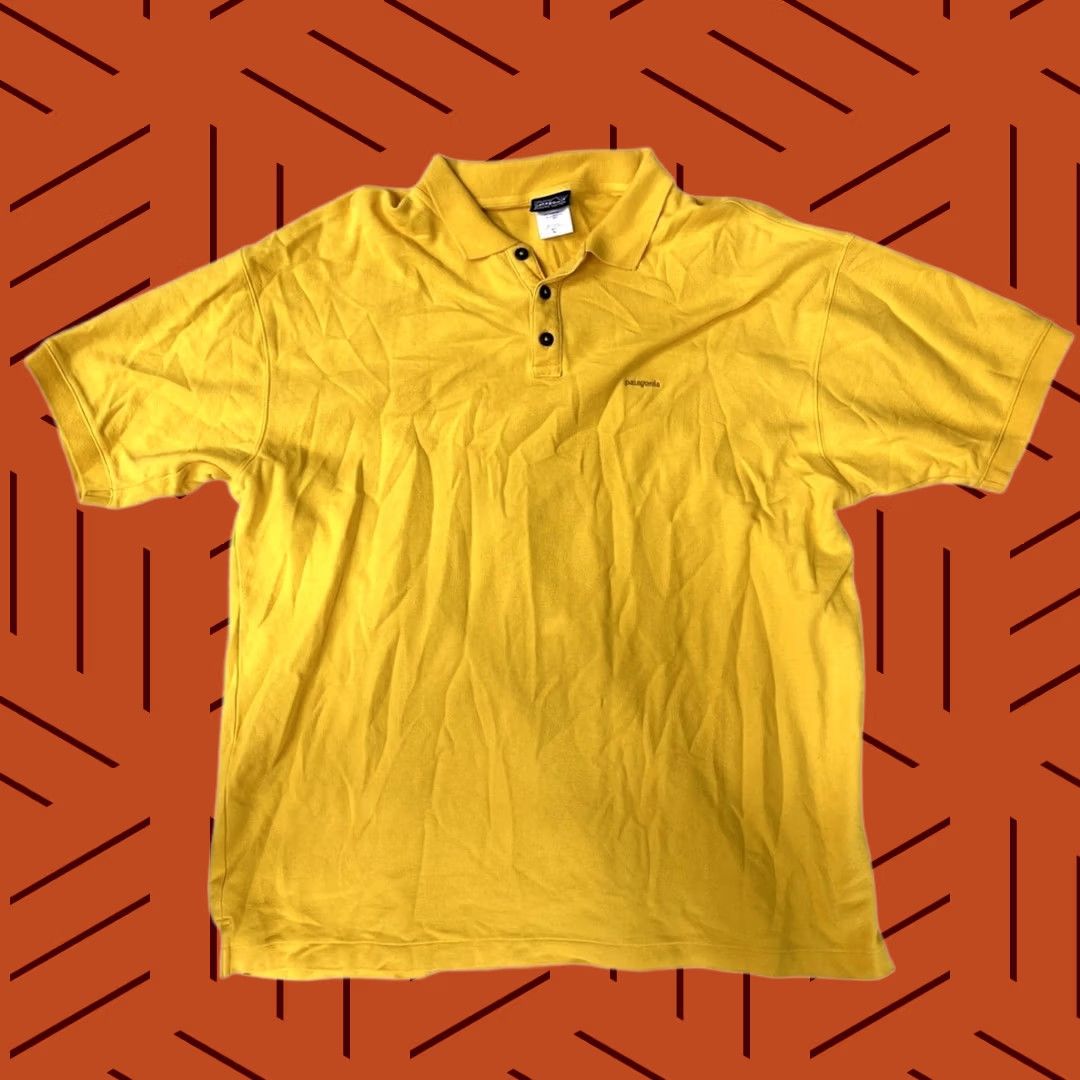 Patagonia Patagonia Men's Polo Shirt Yellow XL Casual Size US XL / EU 56 / 4 - 1 Thumbnail