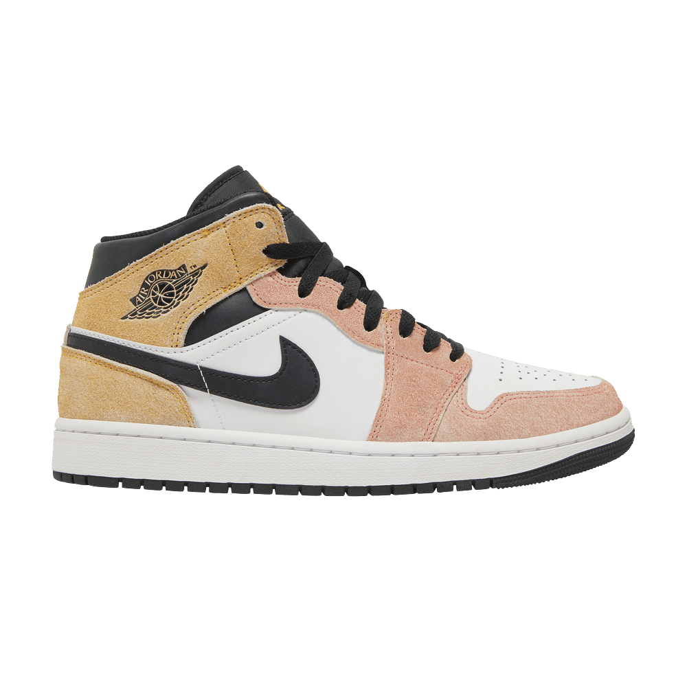 image of Air Jordan 1 Mid Se Flight Club Shoes in Pink, Men's (Size 13)
