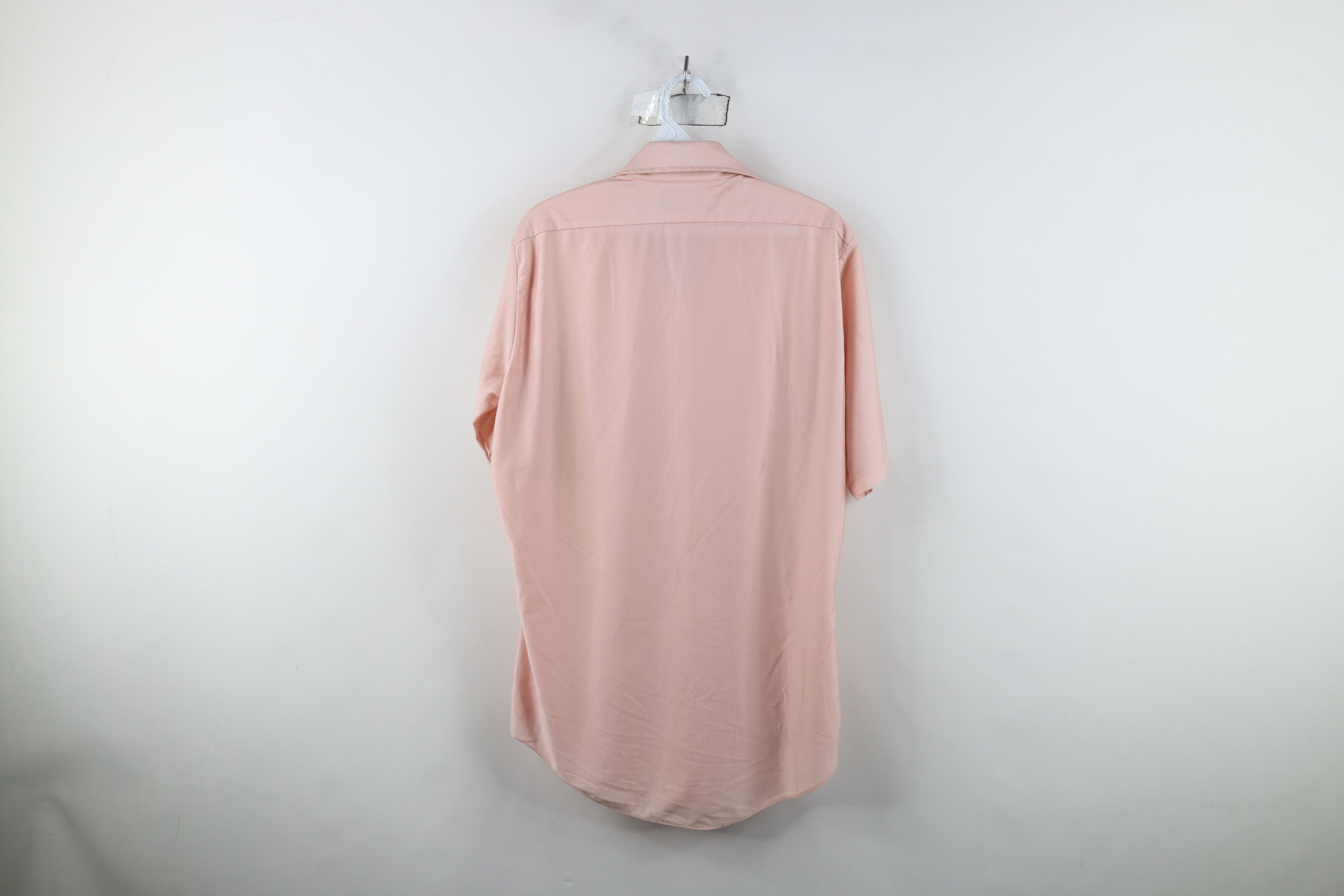 Vintage Vintage 70s Streetwear Short Sleeve Button Shirt Pink USA Size US M / EU 48-50 / 2 - 9 Thumbnail