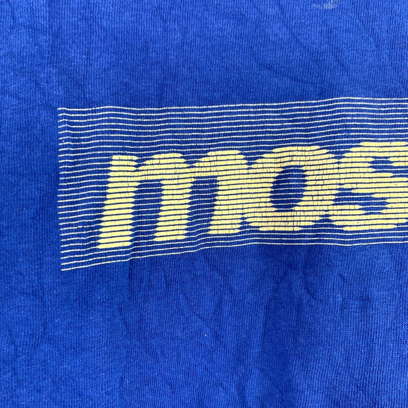 Mossimo Mossimo Blue Yellow Limited Edition Graphic Short Sleeve Tee T-Shirt L Mens 90s Classic Logo Crew Neck Cotton Summer 80s? Size US L / EU 52-54 / 3 - 4 Thumbnail