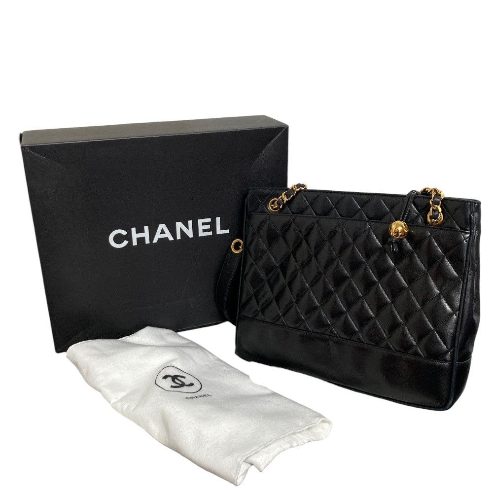 Chanel Chanel Chanel Matelasse Lambskin Shoulder Tote Bag Leather Shoulder Bag DUTY FREE for USA Size ONE SIZE - 1 Thumbnail